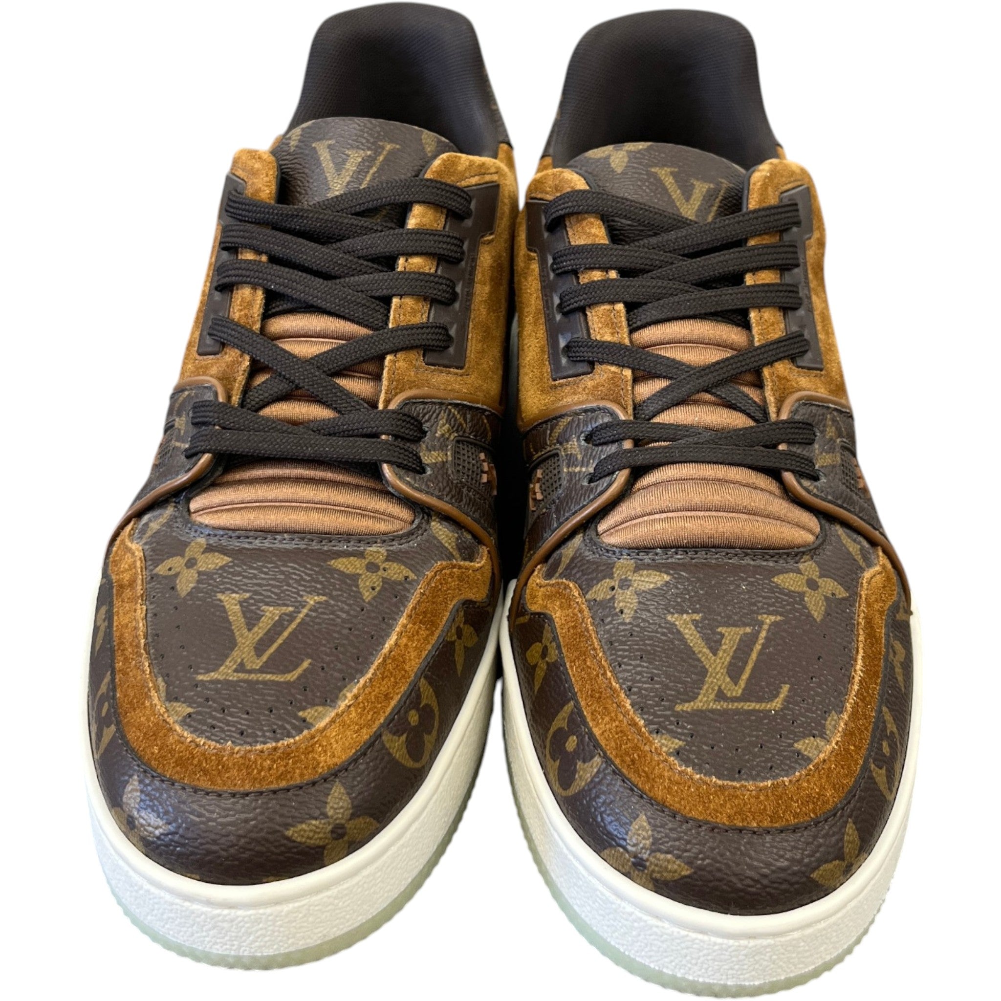 Men's Lv Low Trainers Brown Size EU 40.5 / UK 6.5