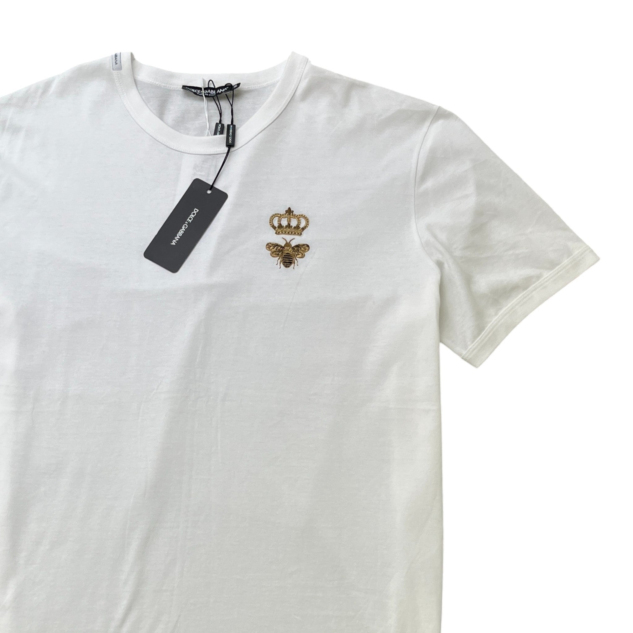 Women's Bee Crown Logo T-Shirt White Size XXXL