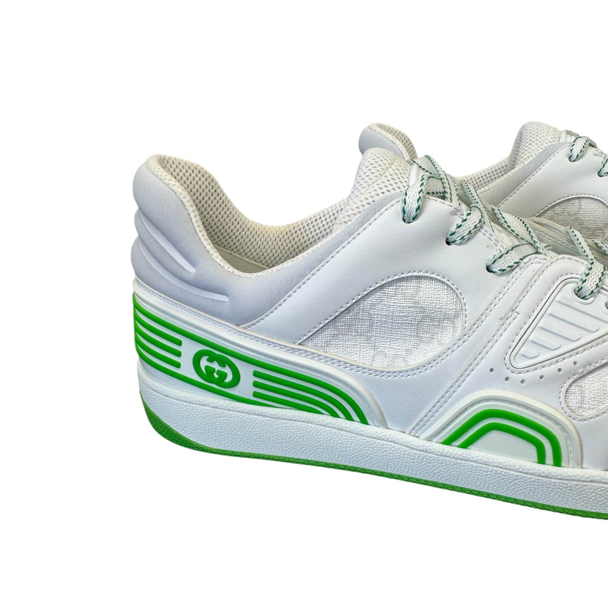 Men's Gg Supreme Basket Low Trainers White Size EU 43 / UK 9