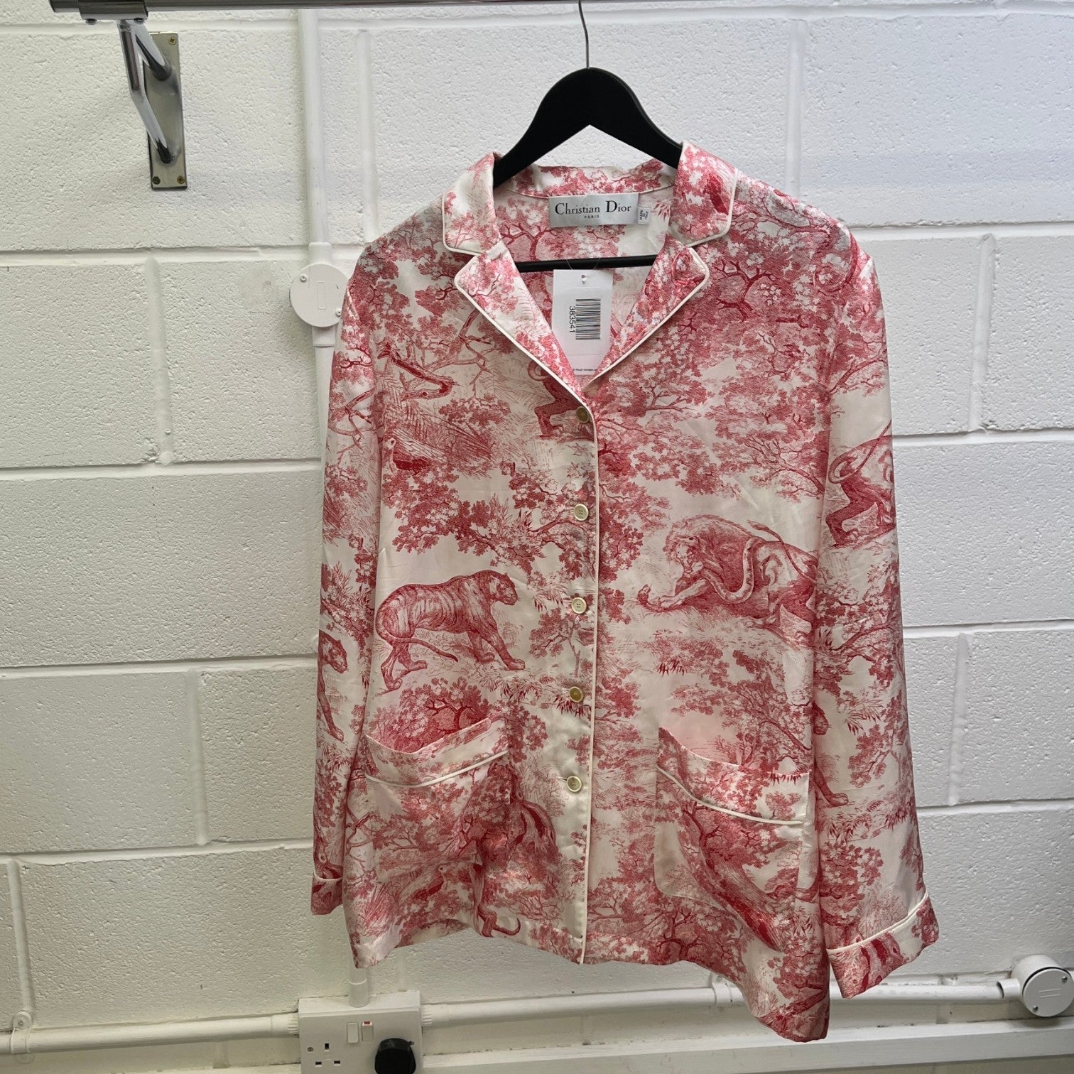 Women's Toile De Jouy Shirt Red Size IT 46 / UK S
