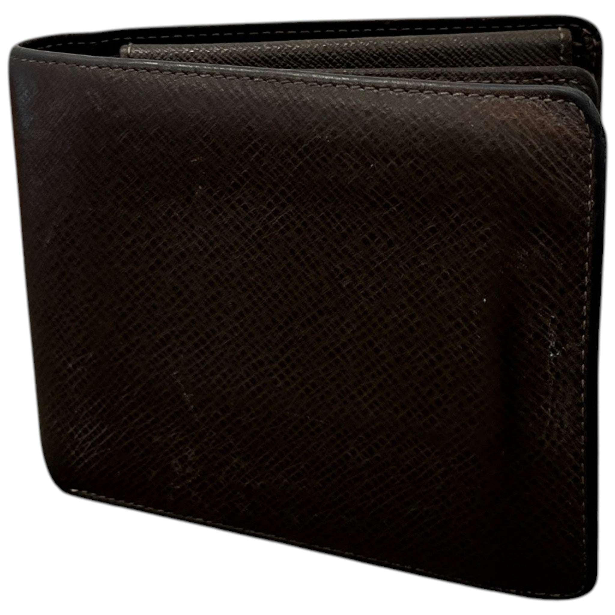 Men's Taiga Embossed Logo Wallet Brown