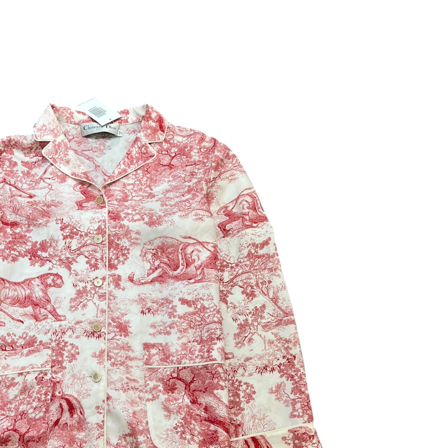 Women's Toile De Jouy Shirt Red Size IT 46 / UK S