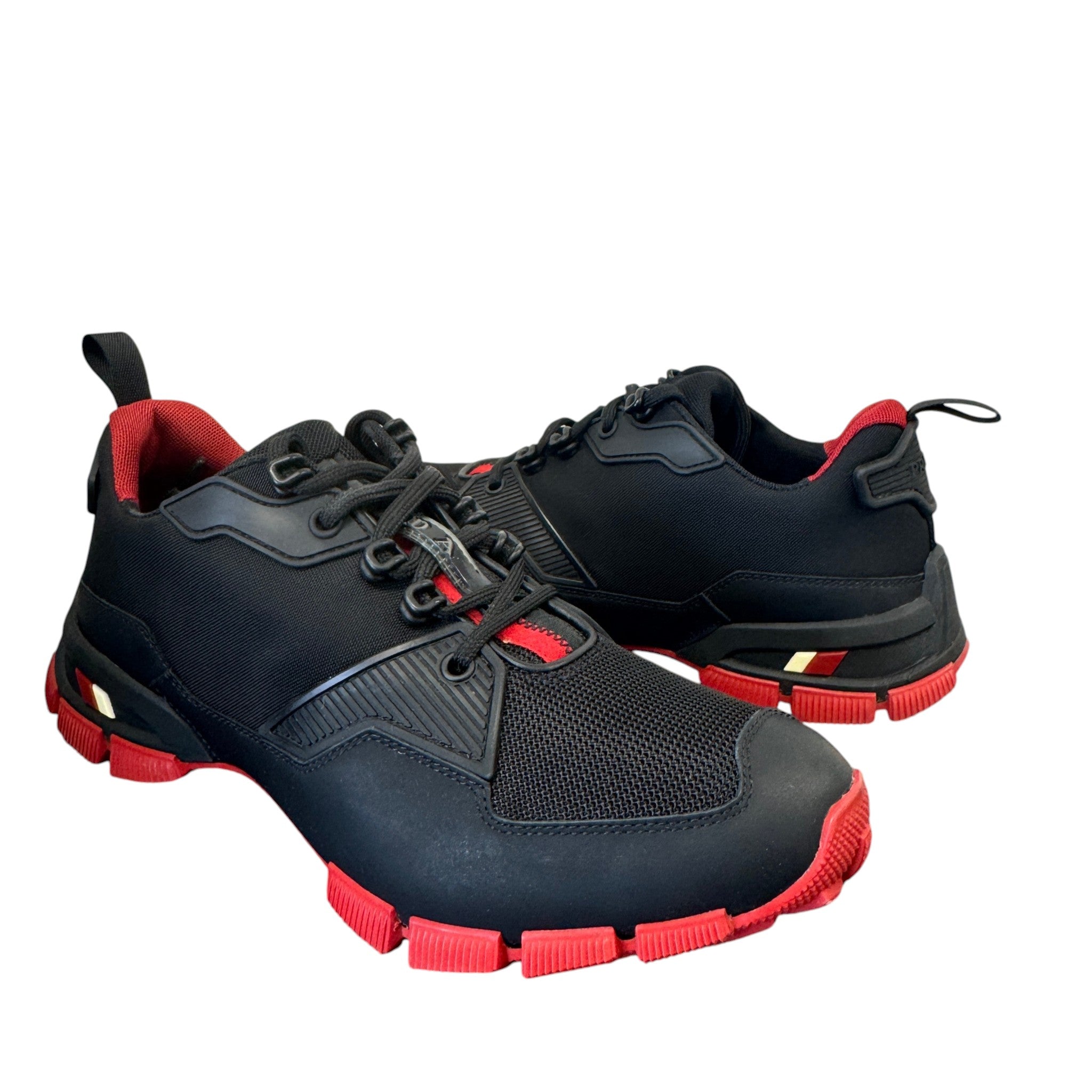 Men's Cross Section Low Trainers Black Size EU 41 / UK 7
