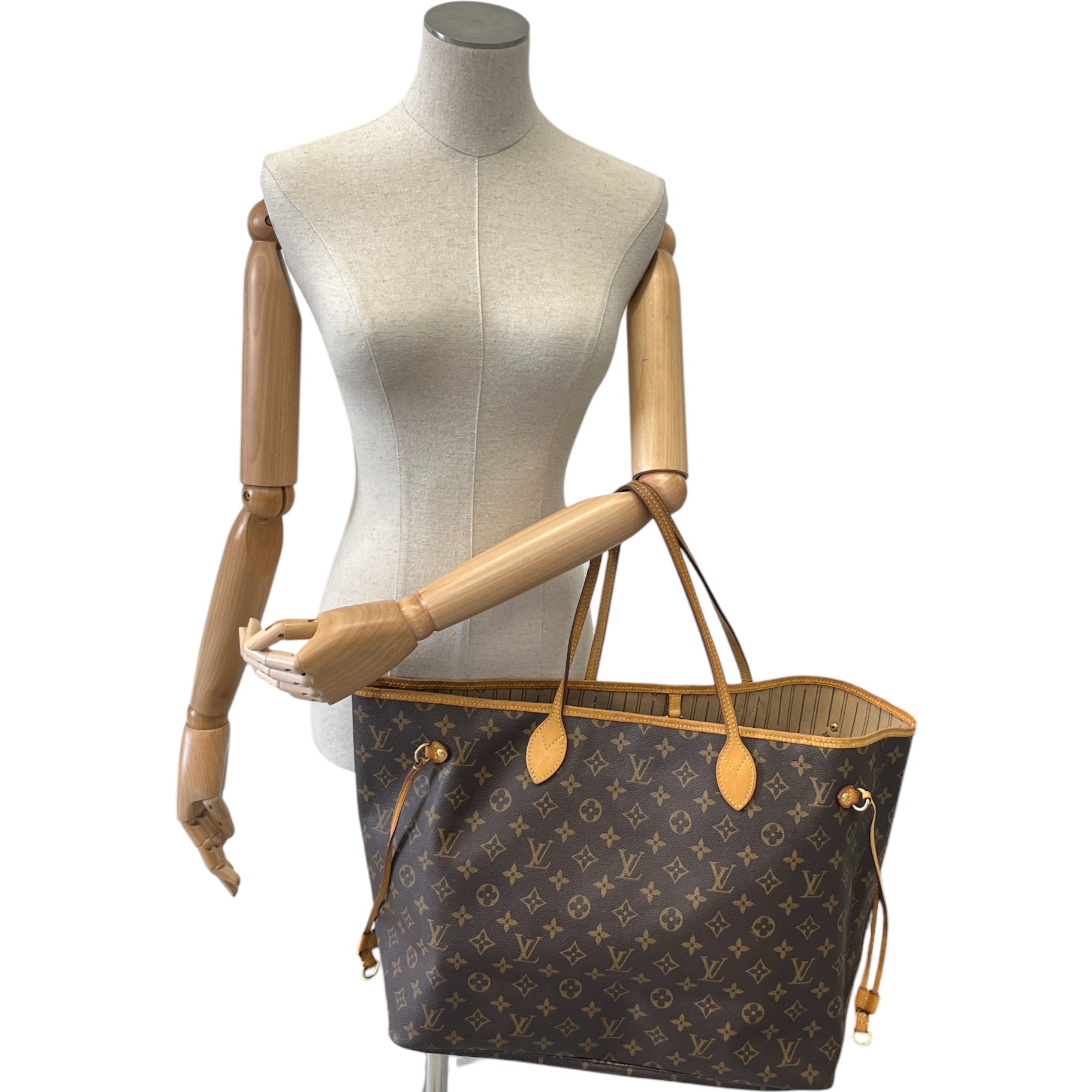 Women's Monogram Neverfull Gm Handbag Brown