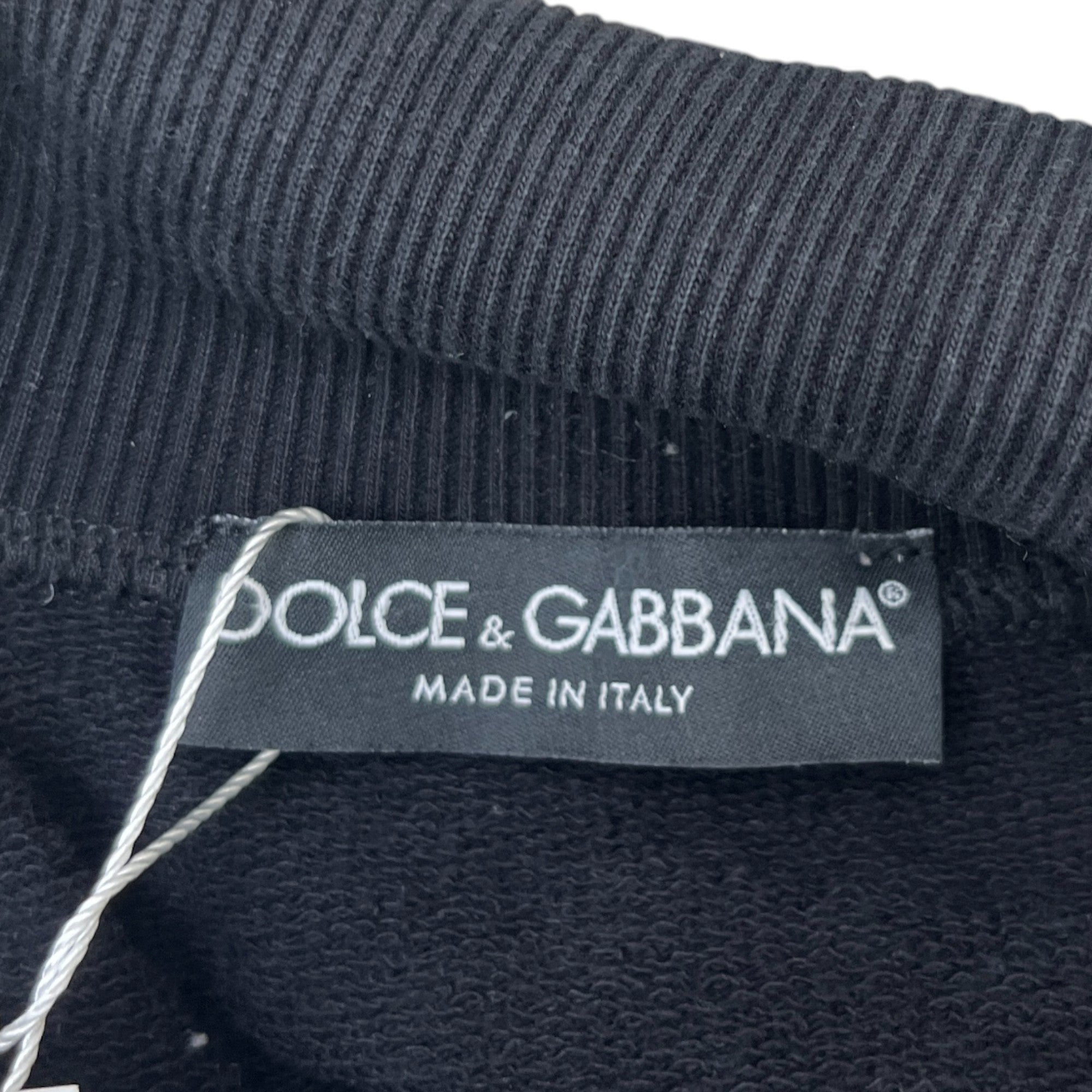 Men's Embroidered Logo Track Jacket Black Size IT 50 / UK L