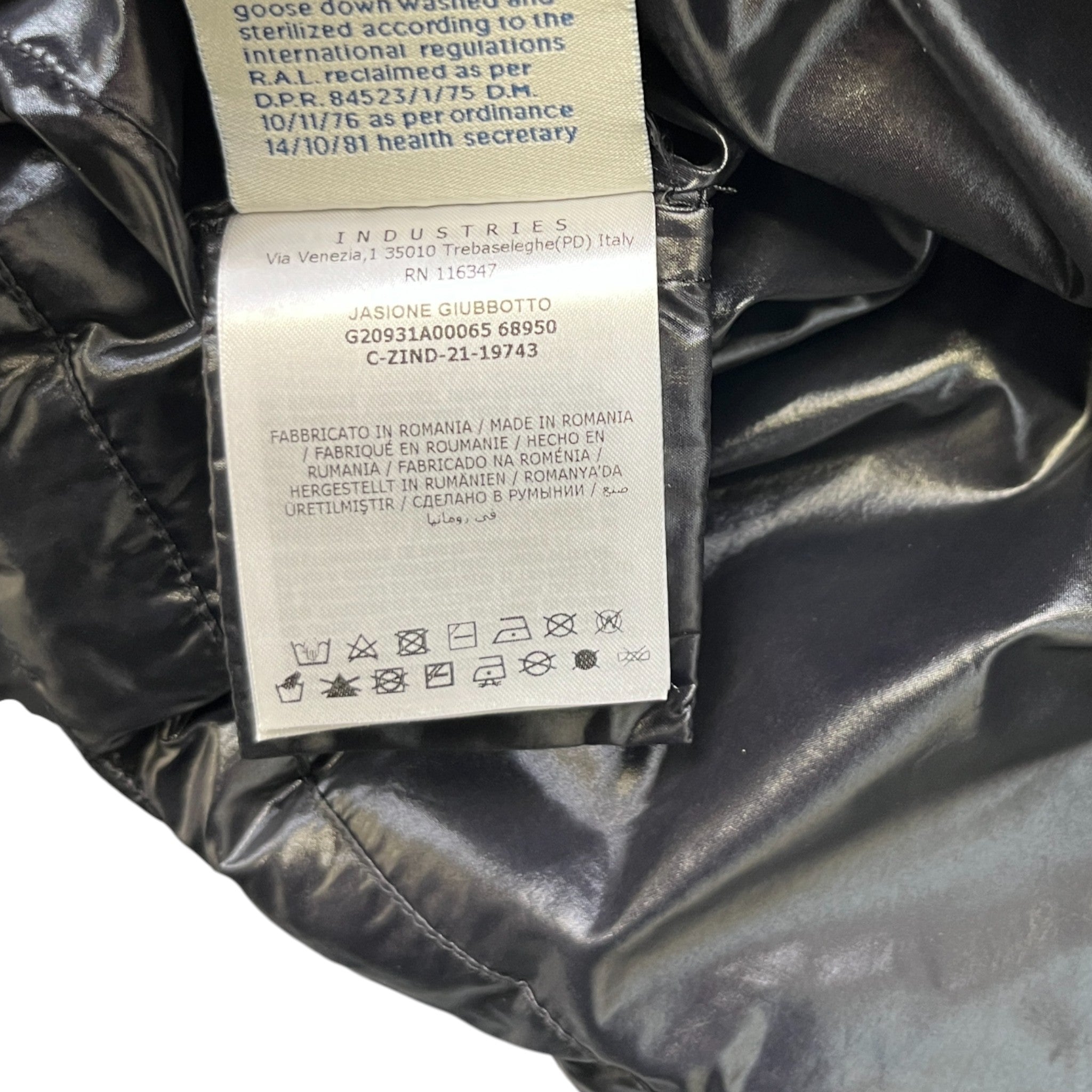 Women's Jasione Down Jacket Black Size 1 / UK 10