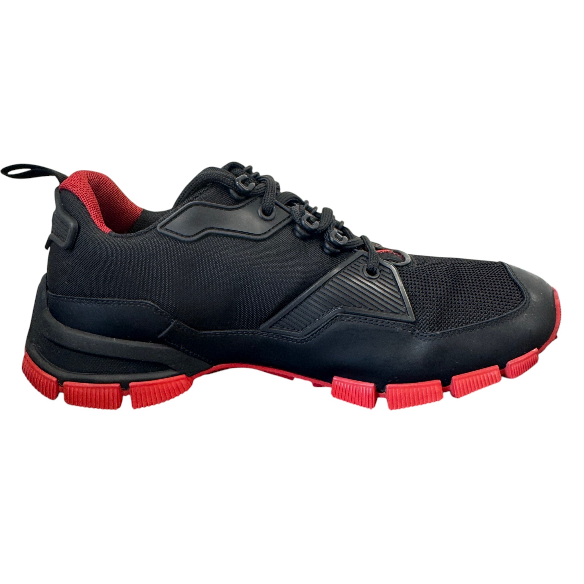 Men's Cross Section Low Trainers Black Size EU 41 / UK 7