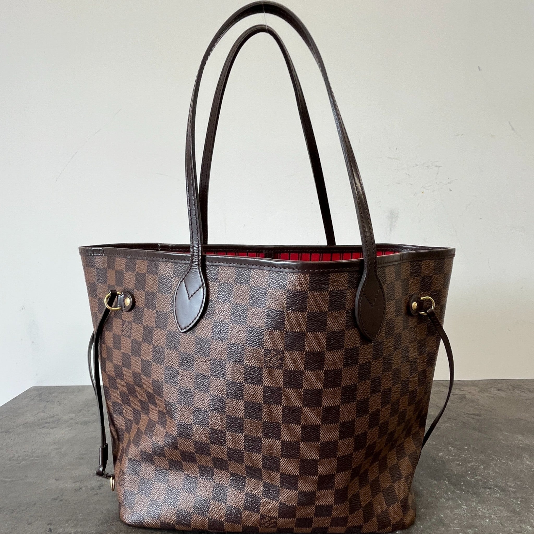 Women's Damier Ebene Neverfull Mm Handbag Brown