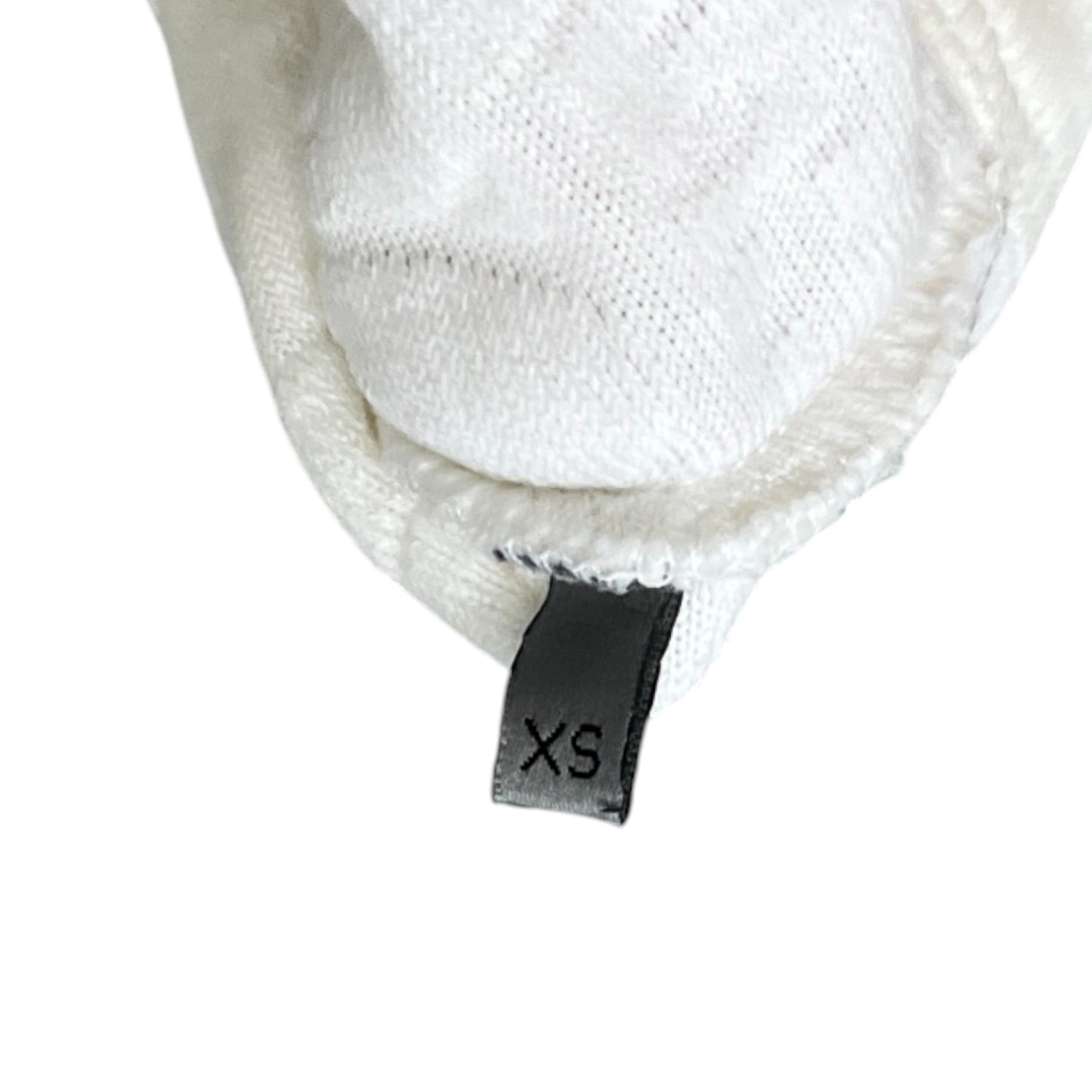 Men's Oblique Jacquard T-Shirt White Size XS