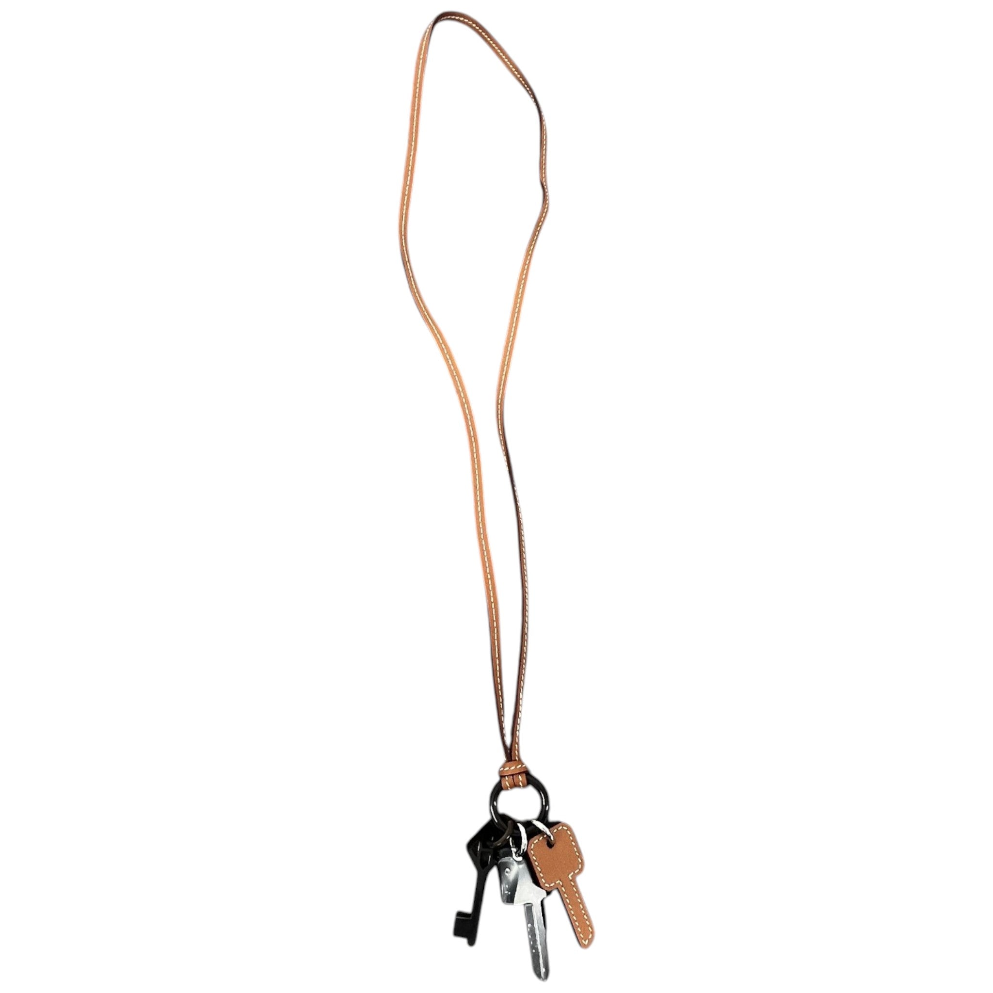 Men's Cles Long Necklace Brown