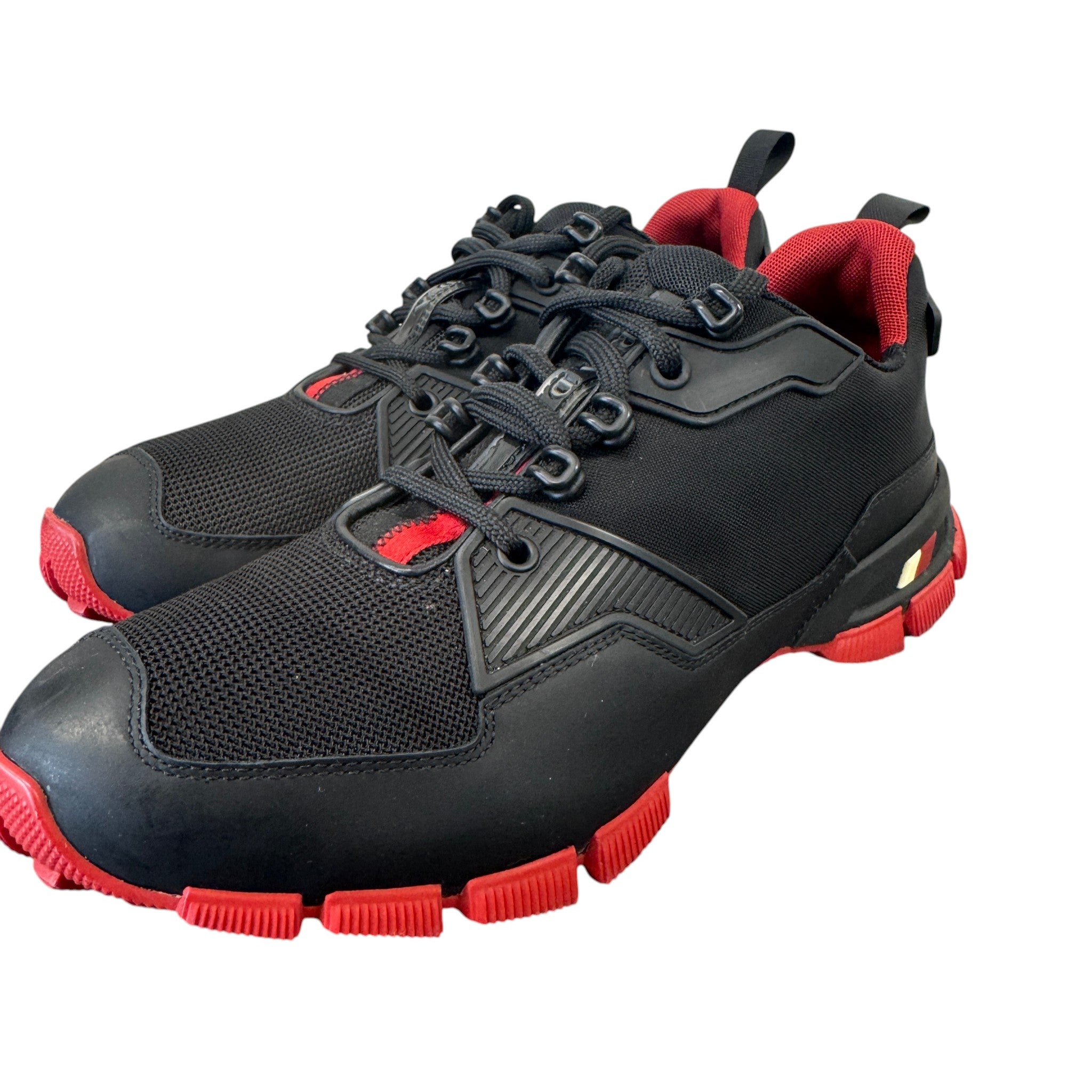 Men's Cross Section Low Trainers Black Size EU 41 / UK 7