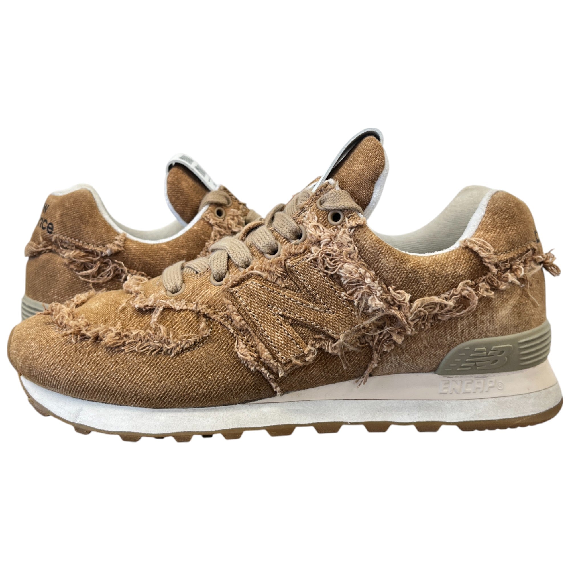 Women's X New Balance 574 Low Trainers Brown Size EU 37.5 / UK 4.5
