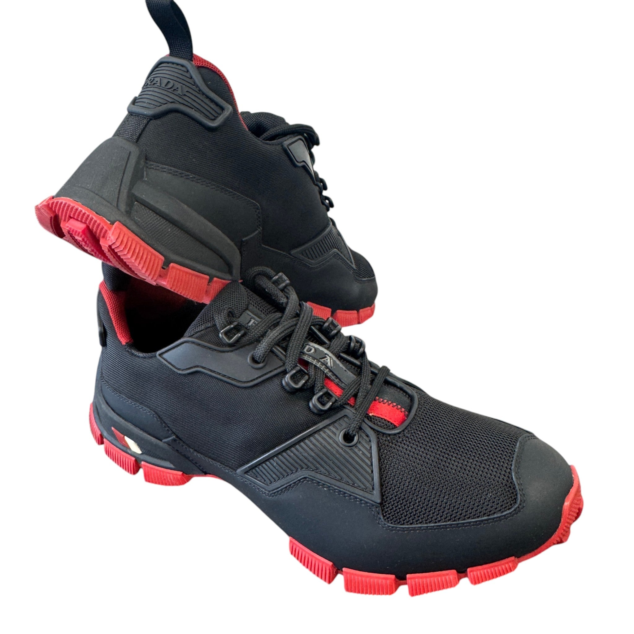 Men's Cross Section Low Trainers Black Size EU 41 / UK 7