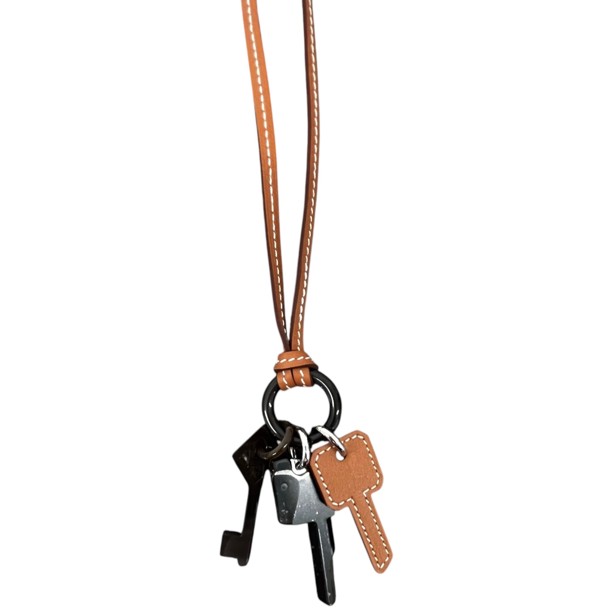 Men's Cles Long Necklace Brown