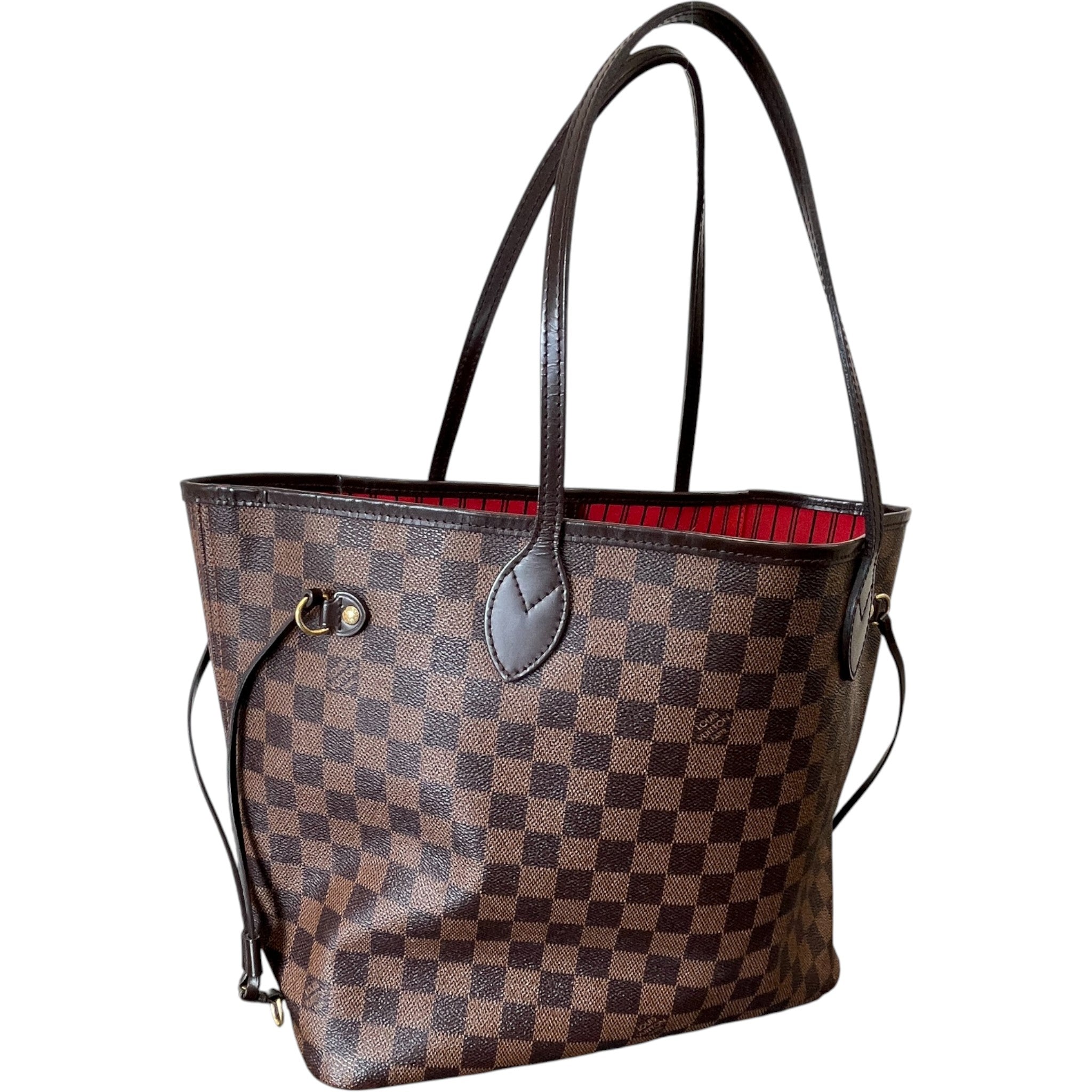 Women's Damier Ebene Neverfull Mm Handbag Brown