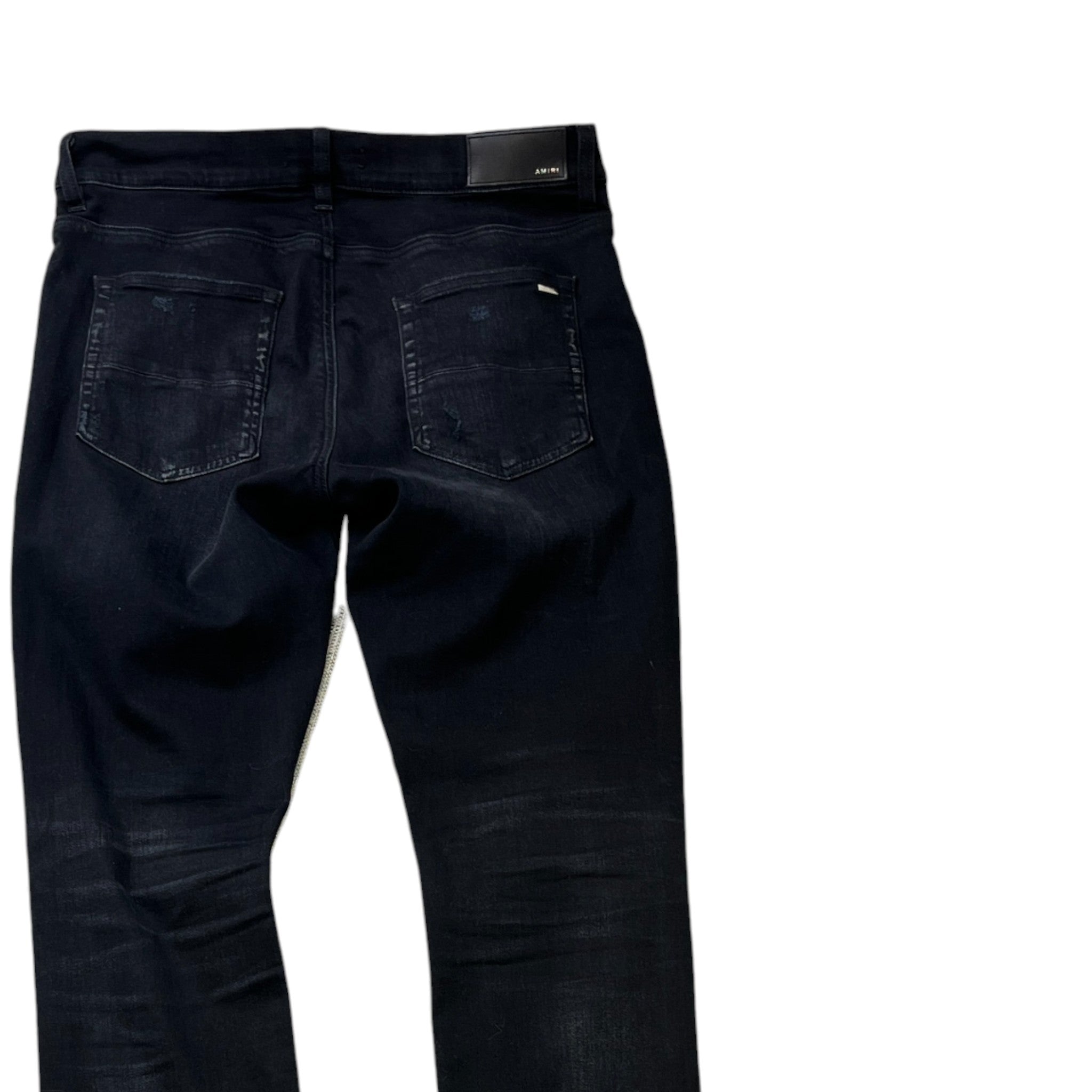 Men's Bandana Thrasher Jeans Black Size Waist 33"