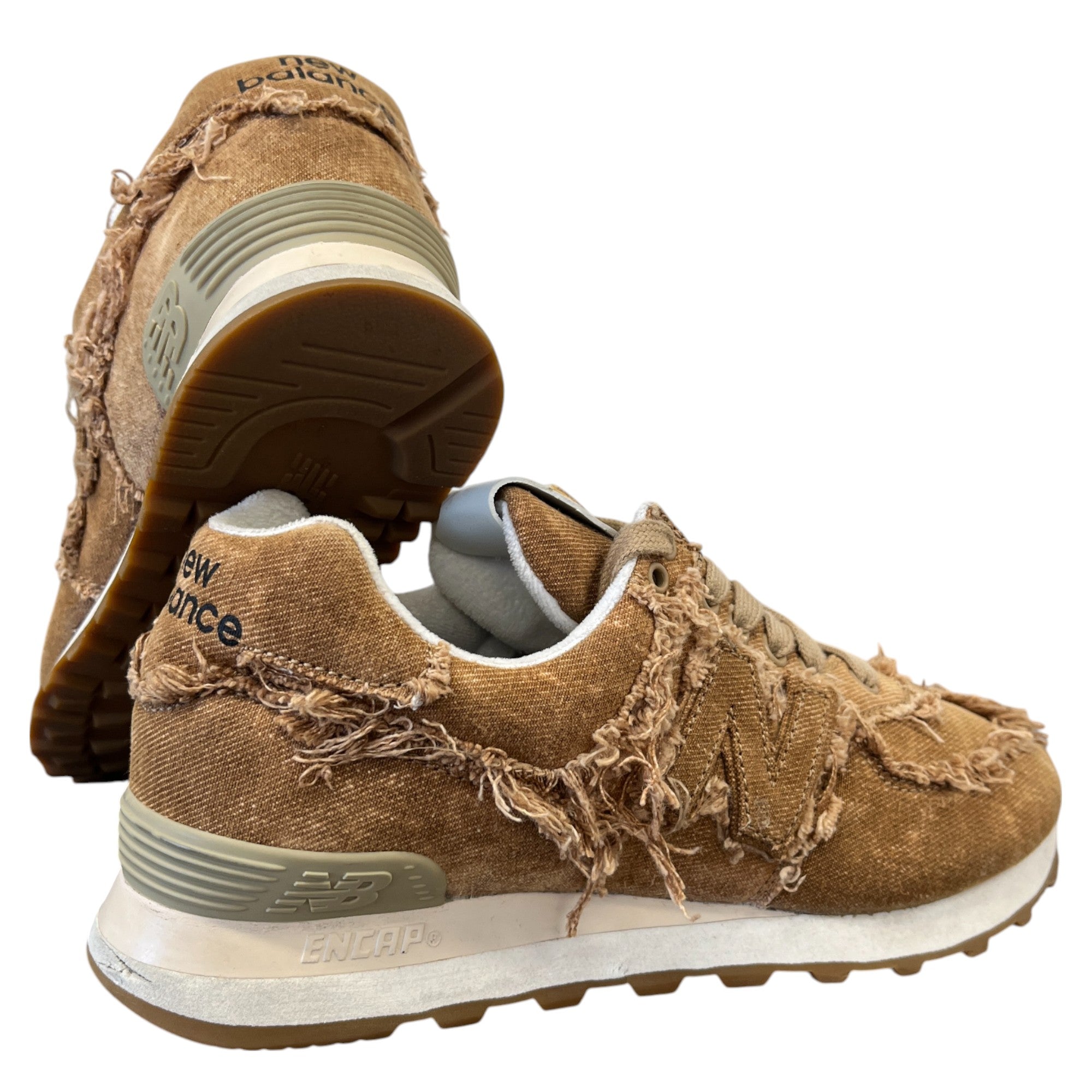 Women's X New Balance 574 Low Trainers Brown Size EU 37.5 / UK 4.5