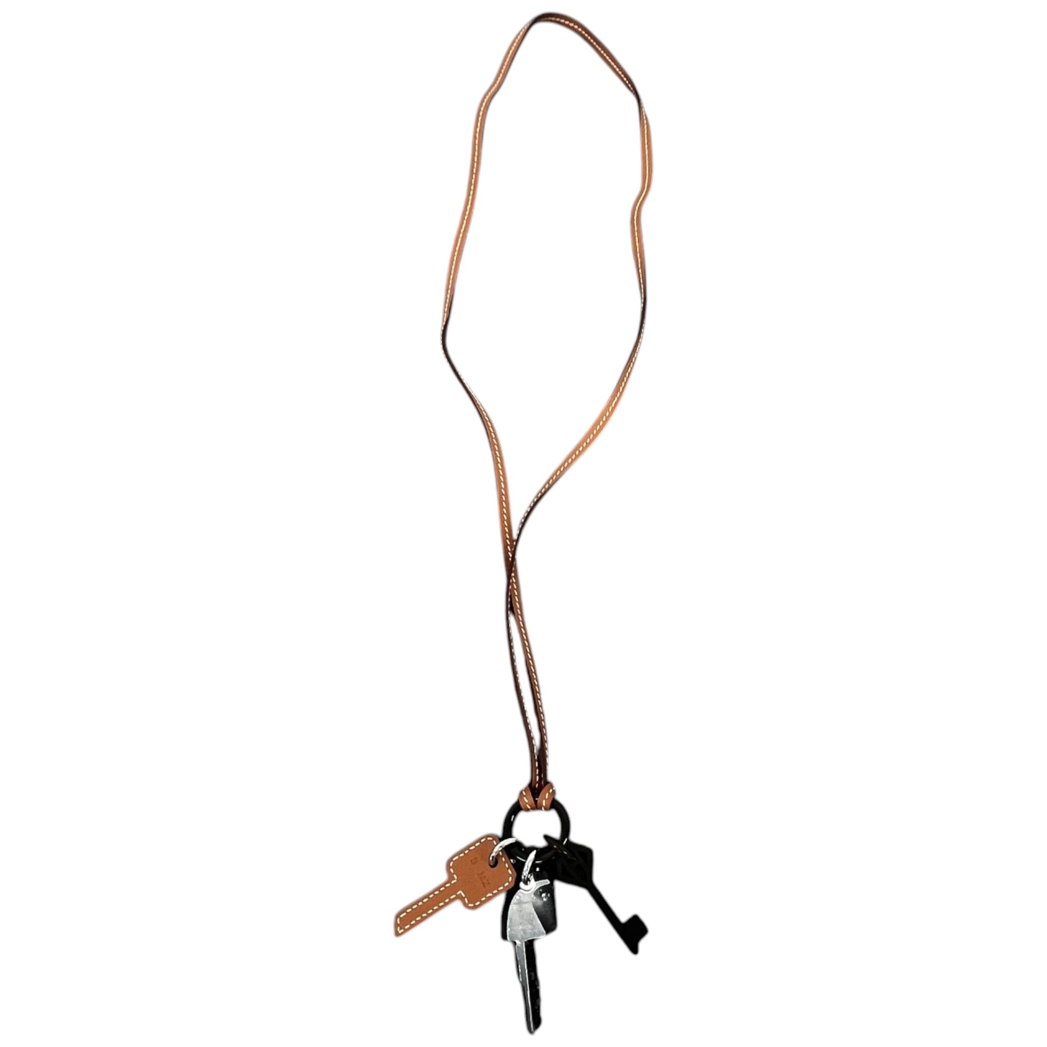 Men's Cles Long Necklace Brown