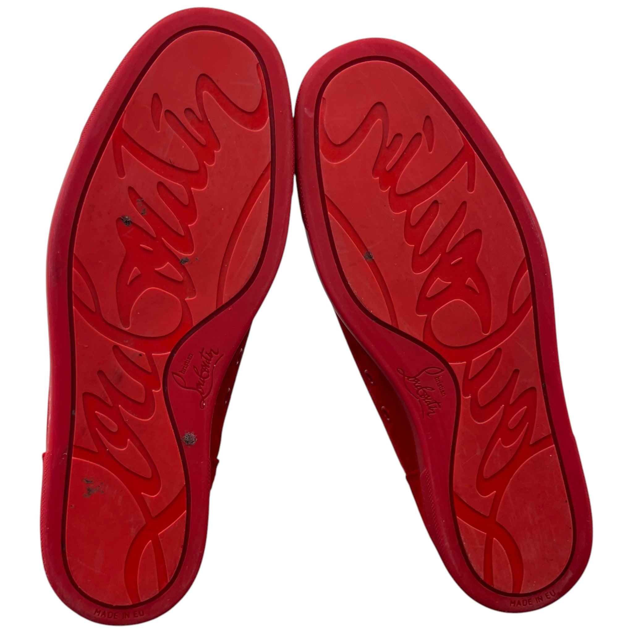 Men's Louis Junior Spikes Flat Low Trainers Red Size EU 41 / UK 7