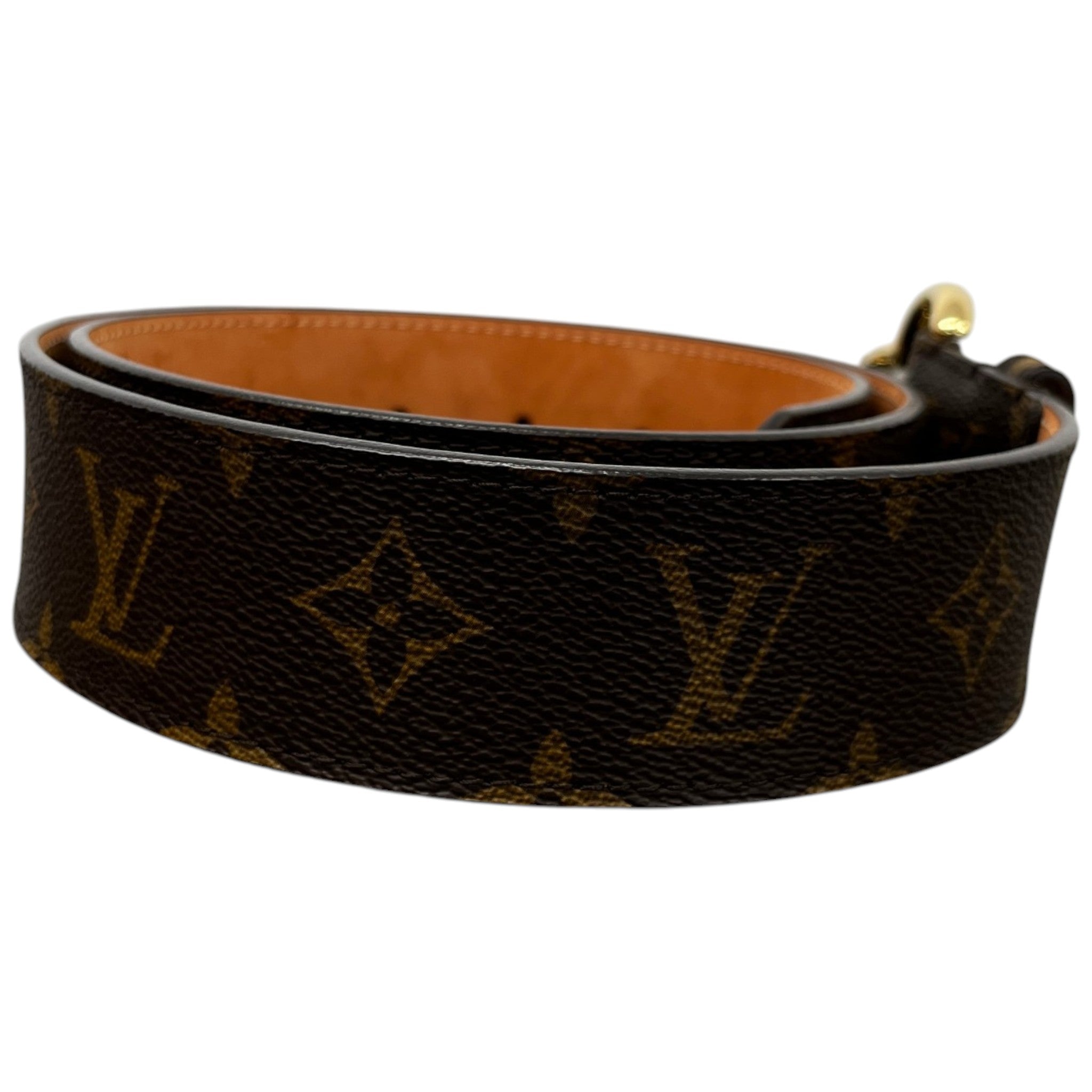 Women's Monogram Fleur Belt Brown Size Waist 34"