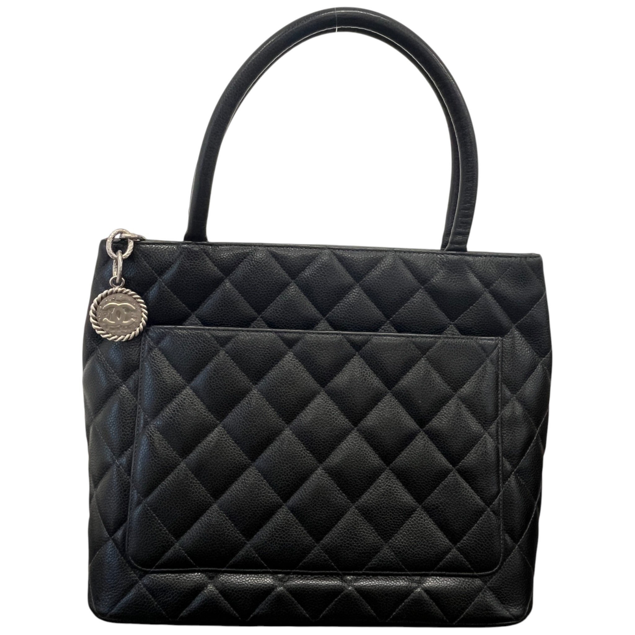 Women's Medallion Tote Bag Black