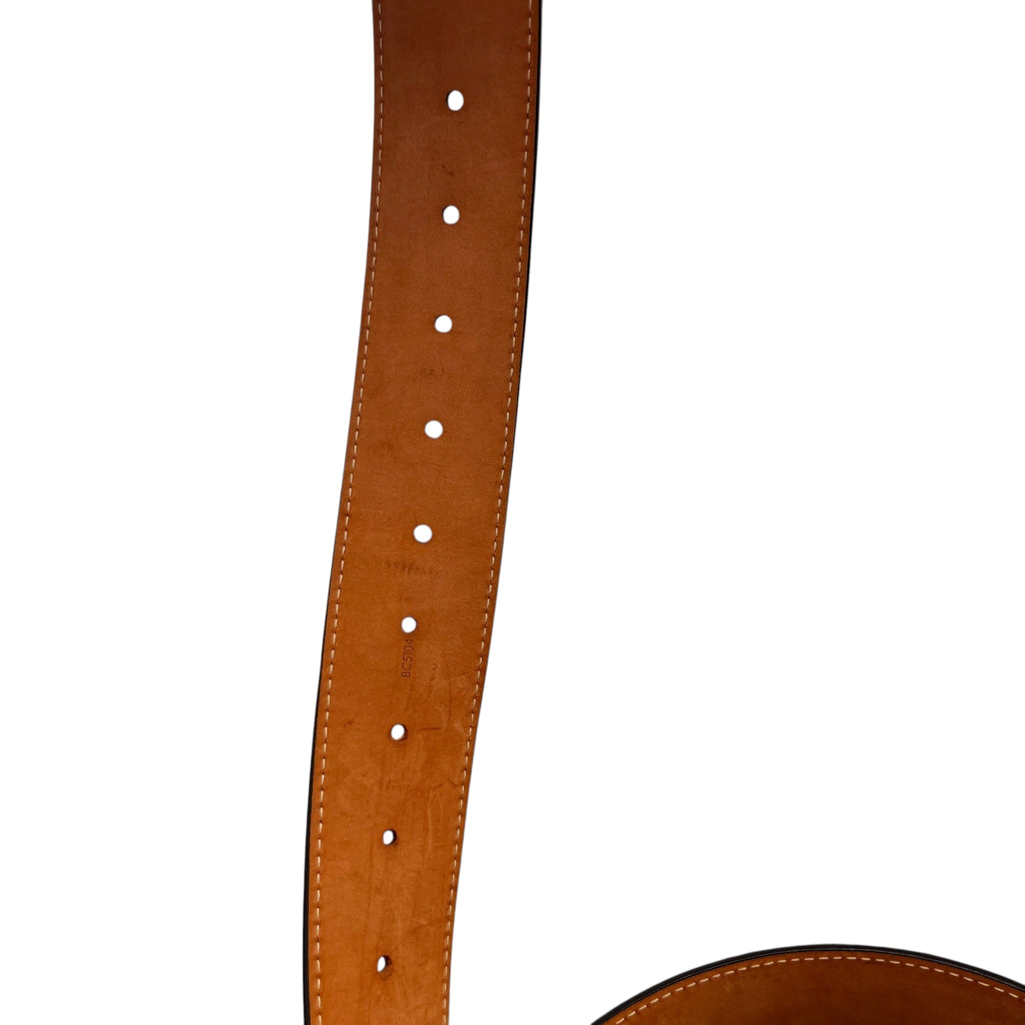 Women's Monogram Fleur Belt Brown Size Waist 34"