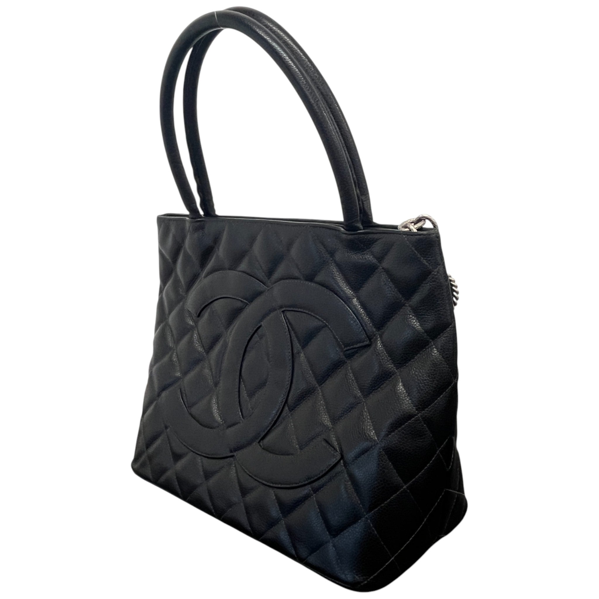 Women's Medallion Tote Bag Black