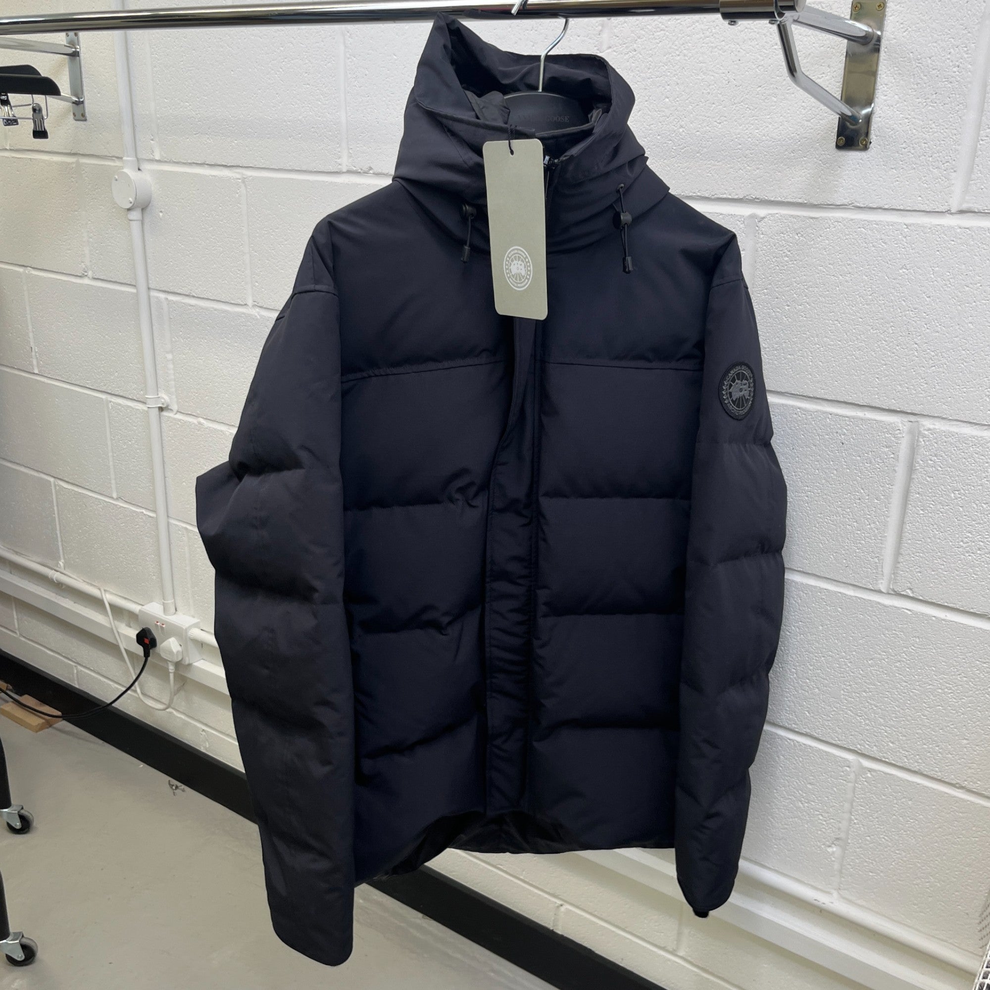 Men's Macmillan Parka Down Jacket Navy Size XXXL