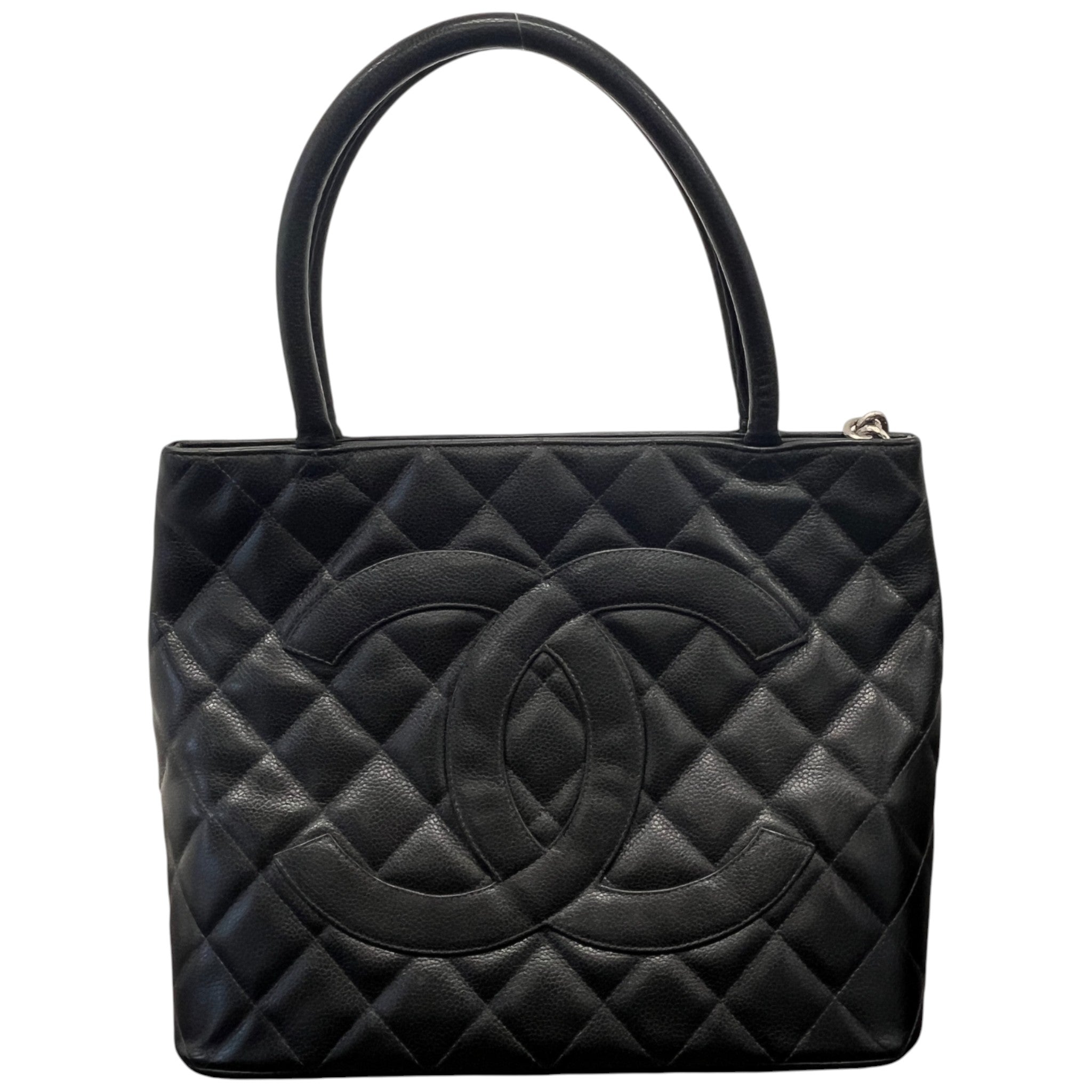 Women's Medallion Tote Bag Black