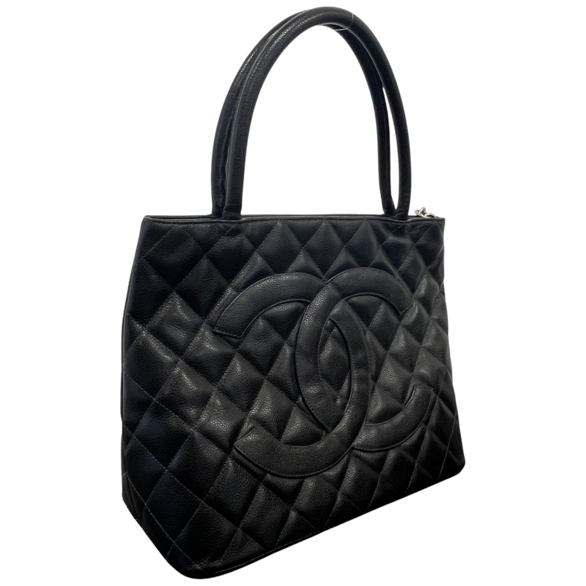 Women's Medallion Tote Bag Black