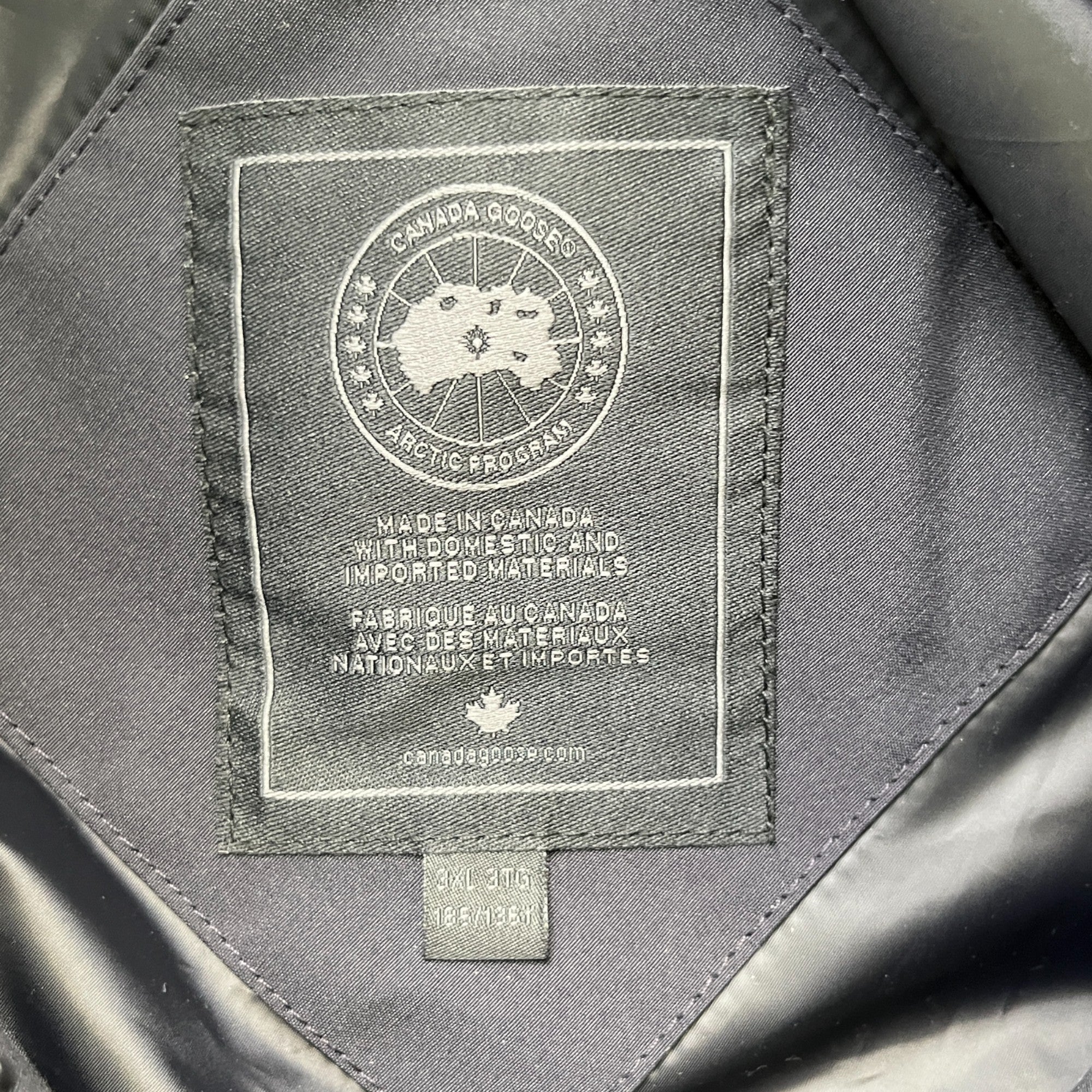 Men's Macmillan Parka Down Jacket Navy Size XXXL