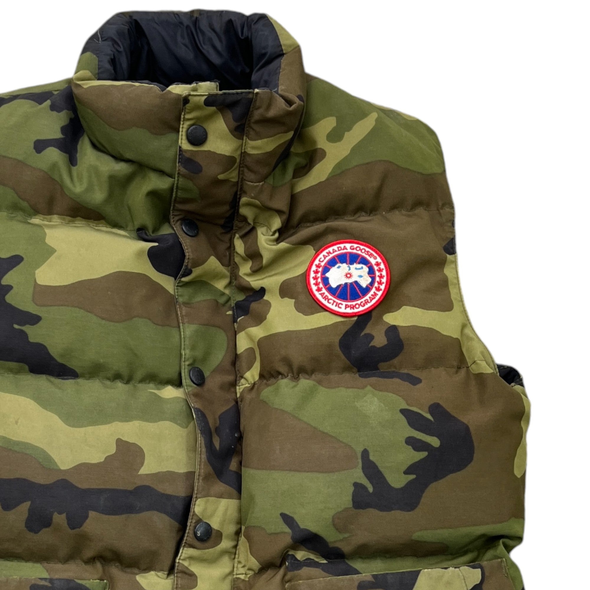 Men's Freestyle Camo Gilet Khaki Size S