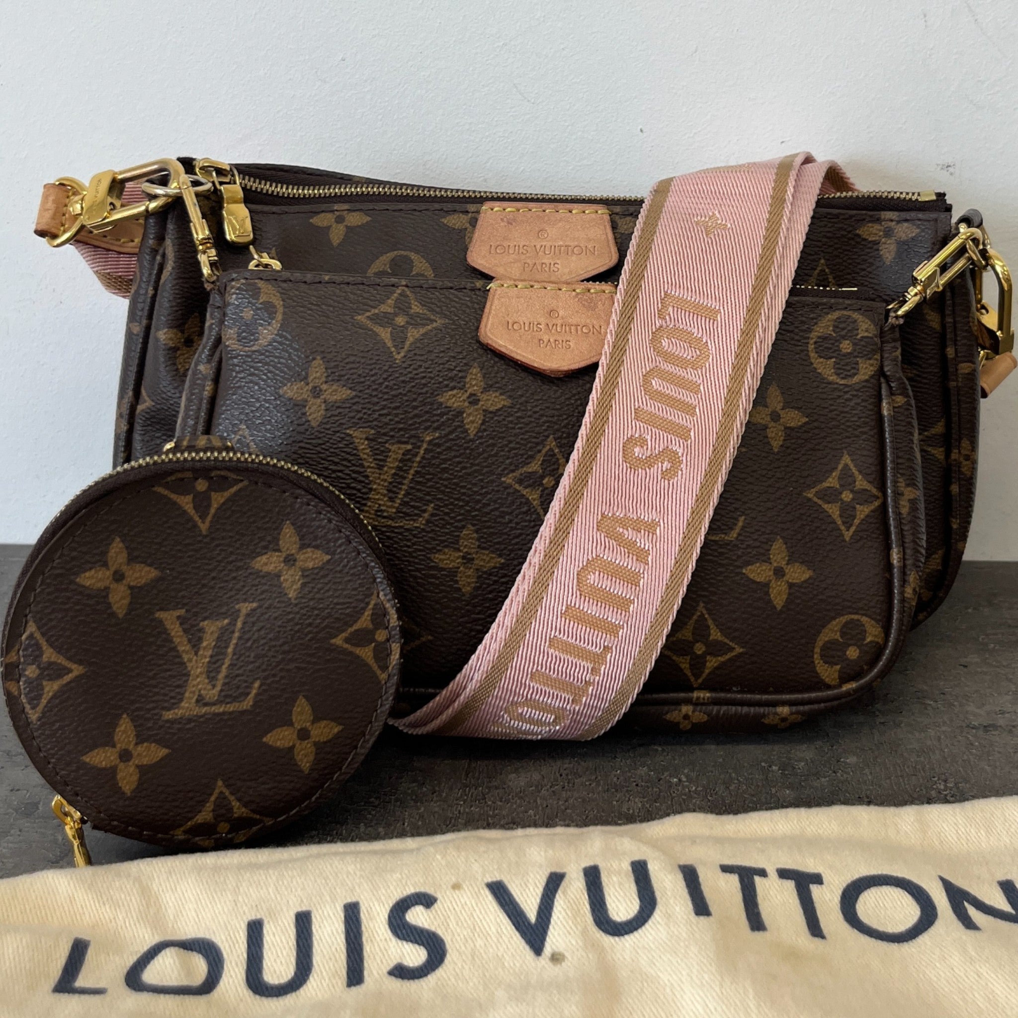 Women's Monogram Multi Pochette Bag Brown