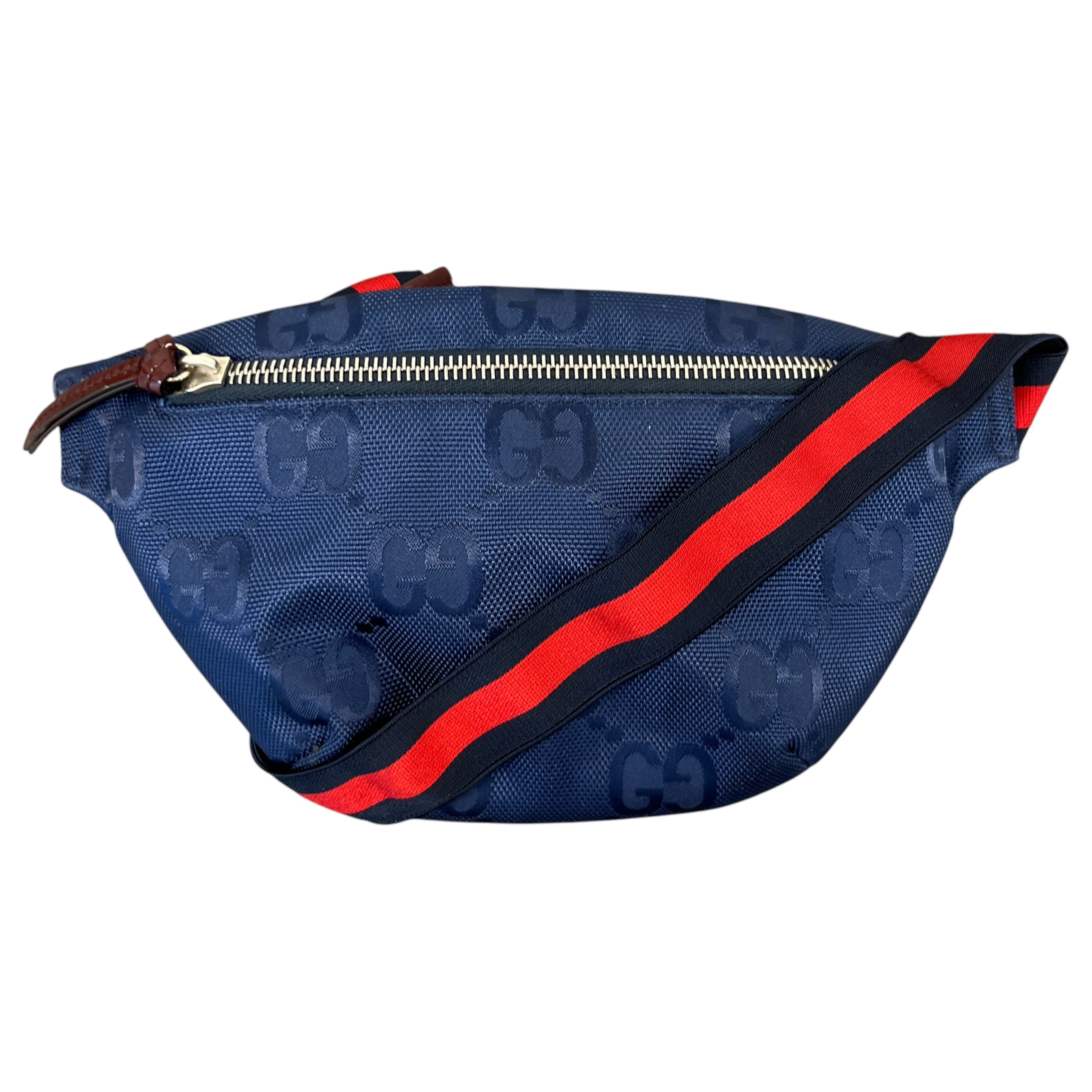Men's Gg Supreme Kids Small Belt Bag Navy