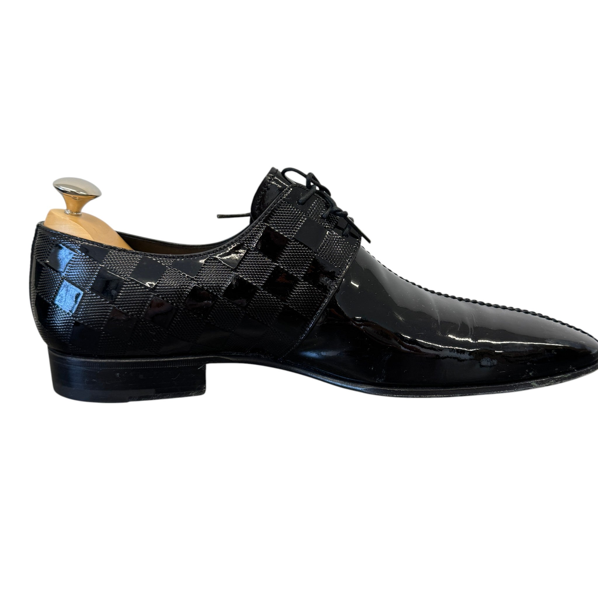 Men's Damier Loafers Black Size EU 43.5 / UK 9.5
