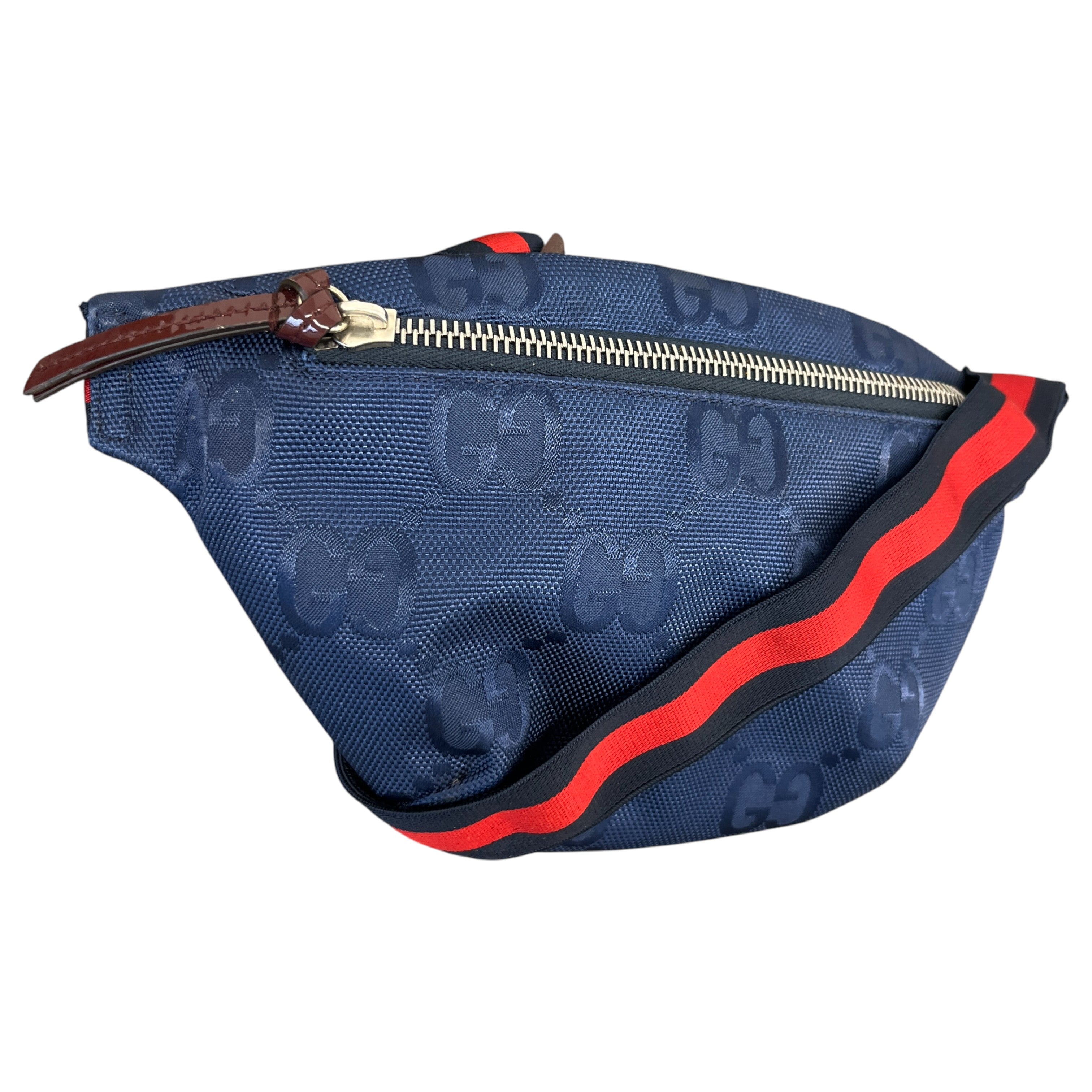 Men's Gg Supreme Kids Small Belt Bag Navy