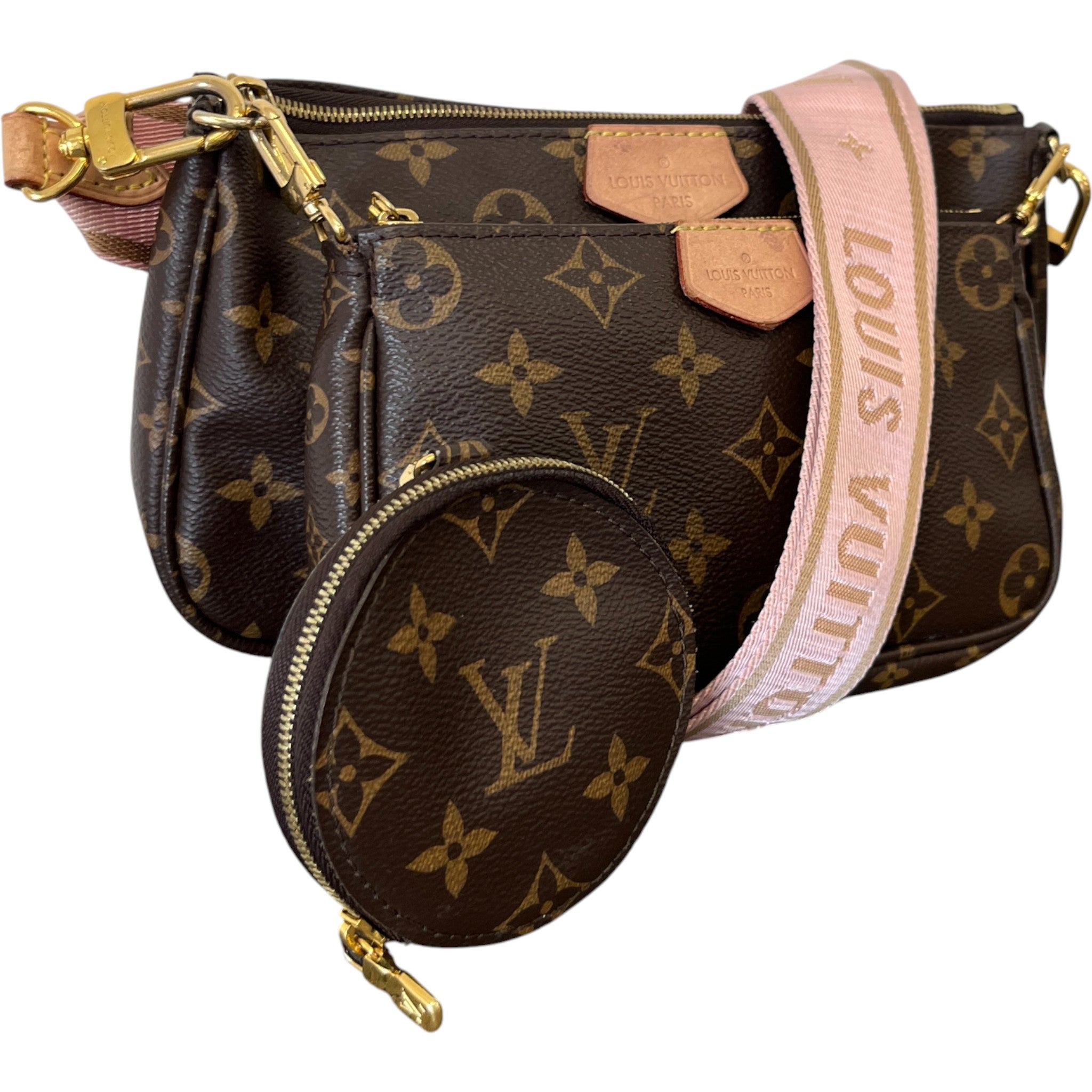 Women's Monogram Multi Pochette Bag Brown