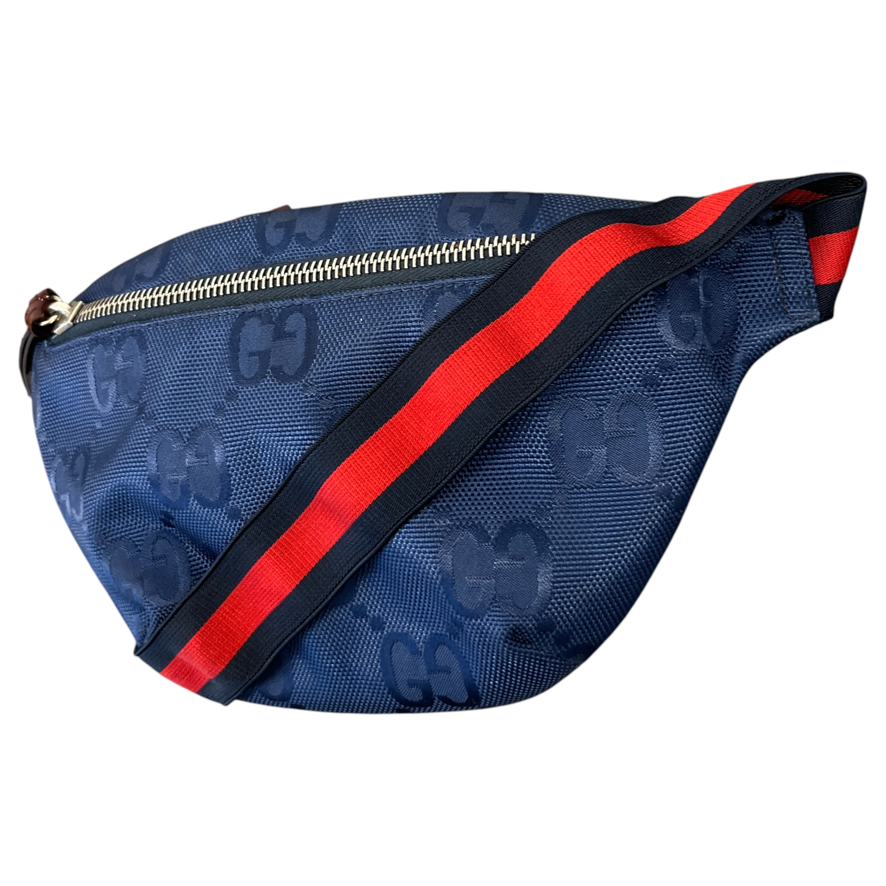 Men's Gg Supreme Kids Small Belt Bag Navy