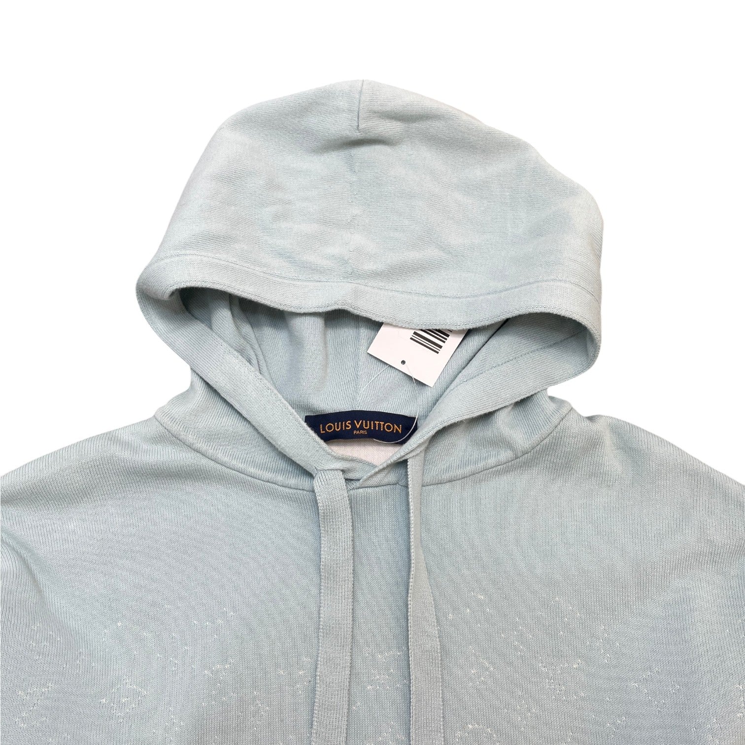 Men's Monogram Gradient Hoodie Blue Size M