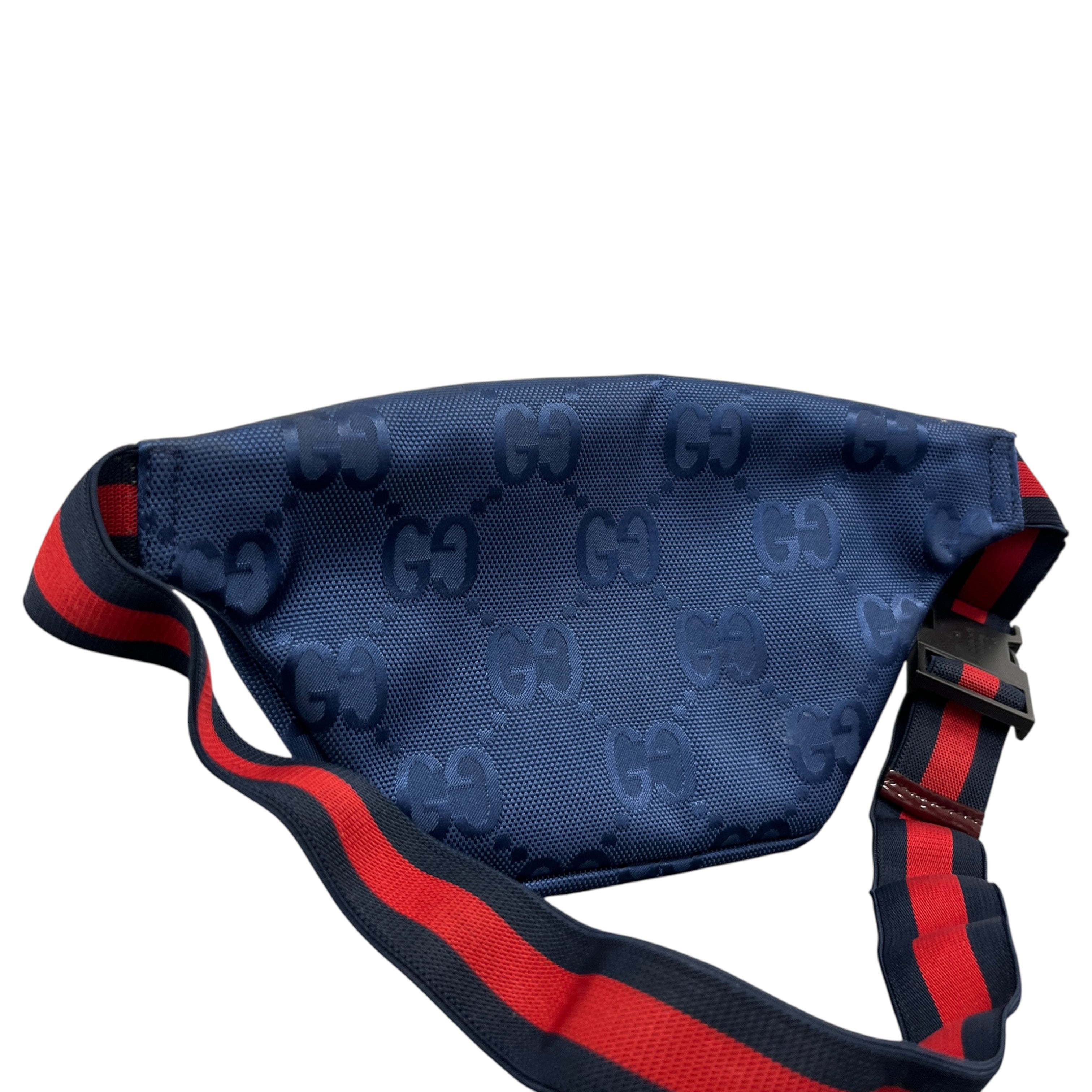 Men's Gg Supreme Kids Small Belt Bag Navy
