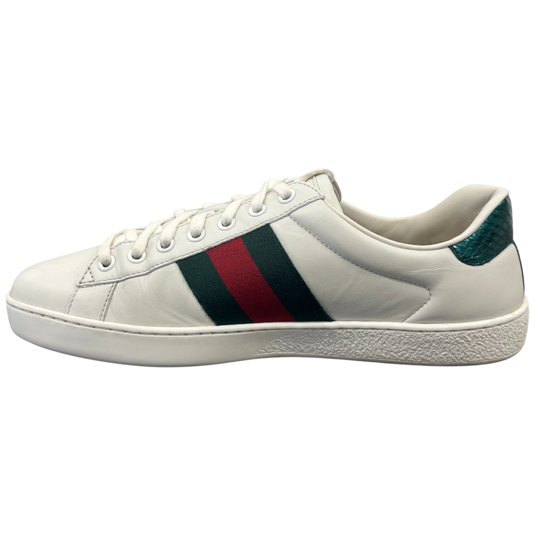 Men's Ace Embroidered Bee Low Trainers White Size EU 41 / UK 7