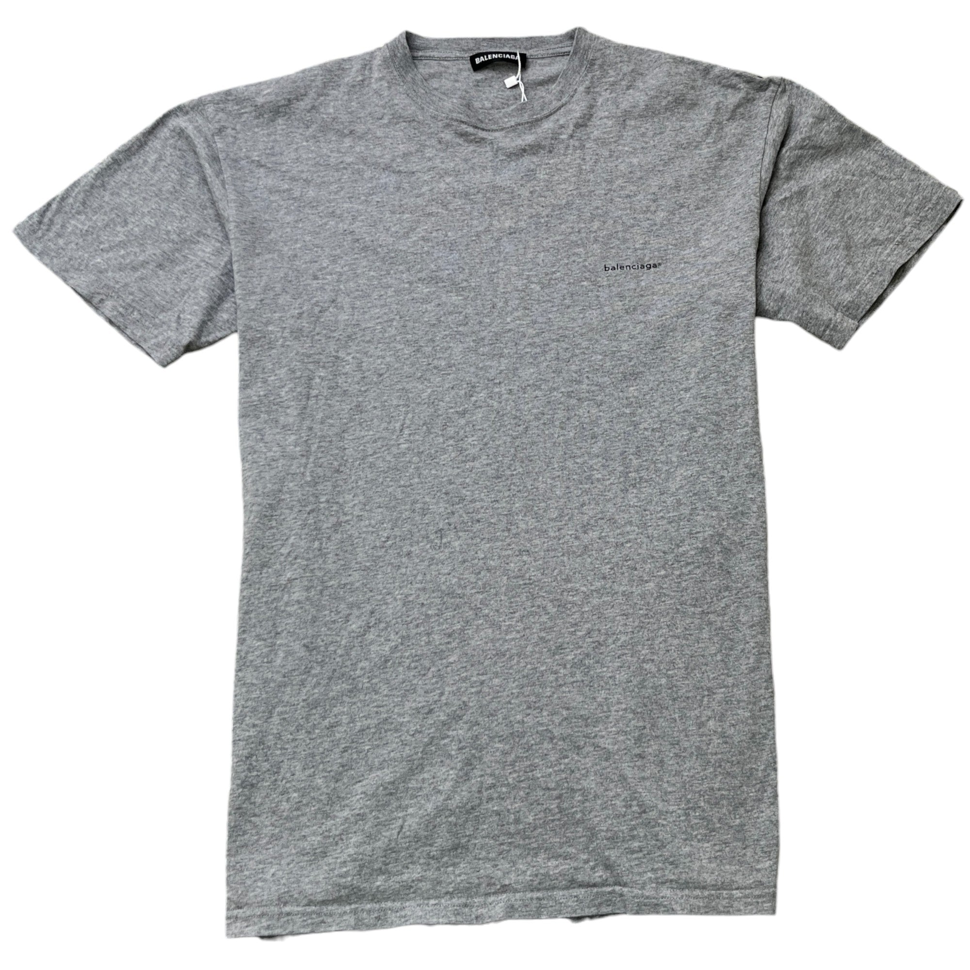 Men's Logo Print T-Shirt Grey Size S