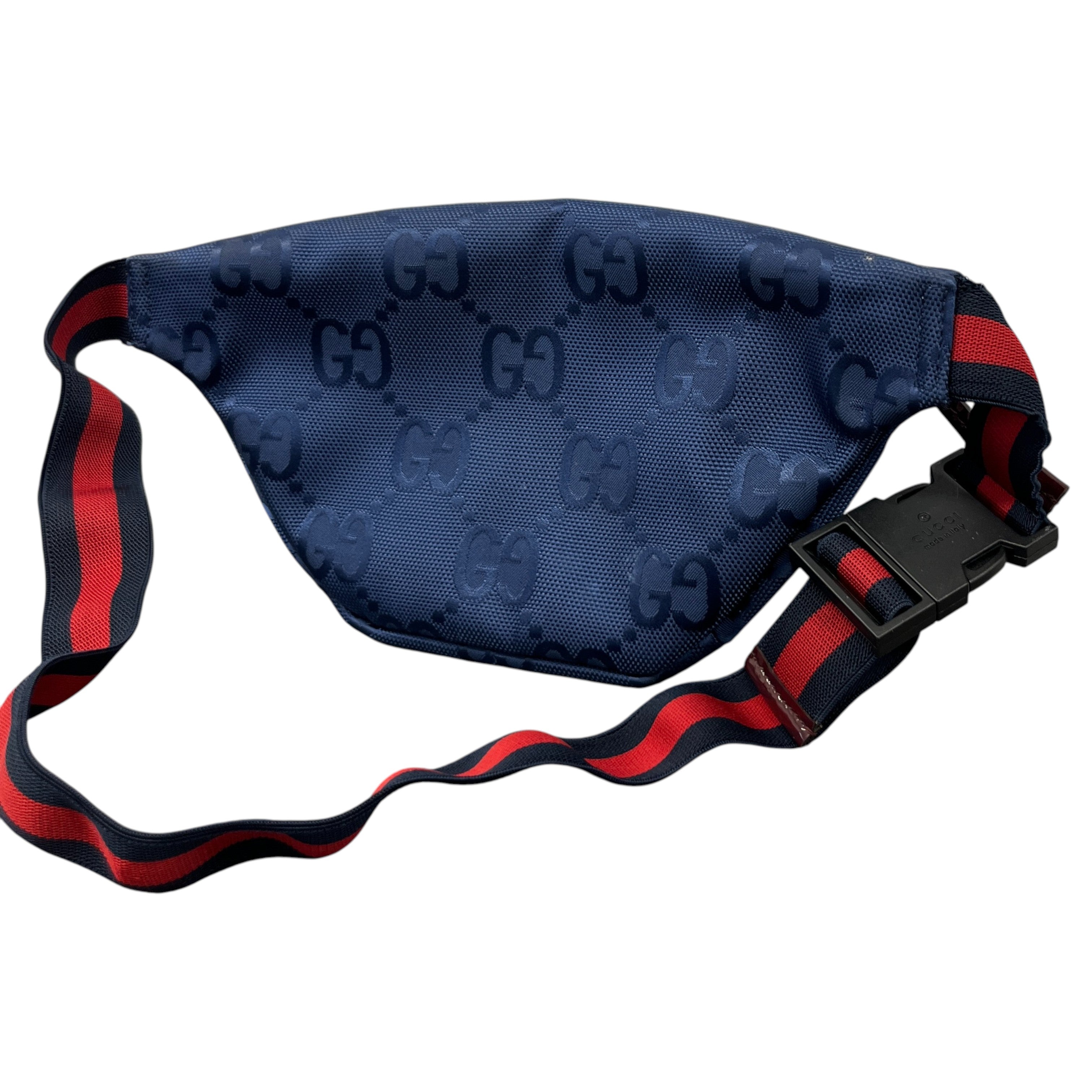 Men's Gg Supreme Kids Small Belt Bag Navy