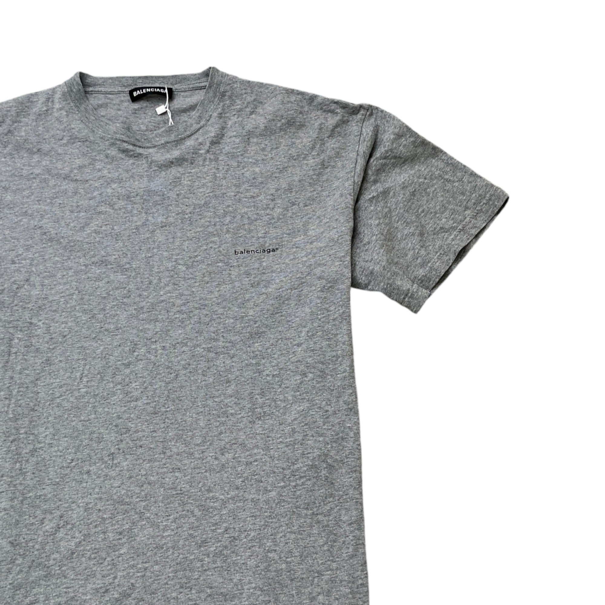 Men's Logo Print T-Shirt Grey Size S
