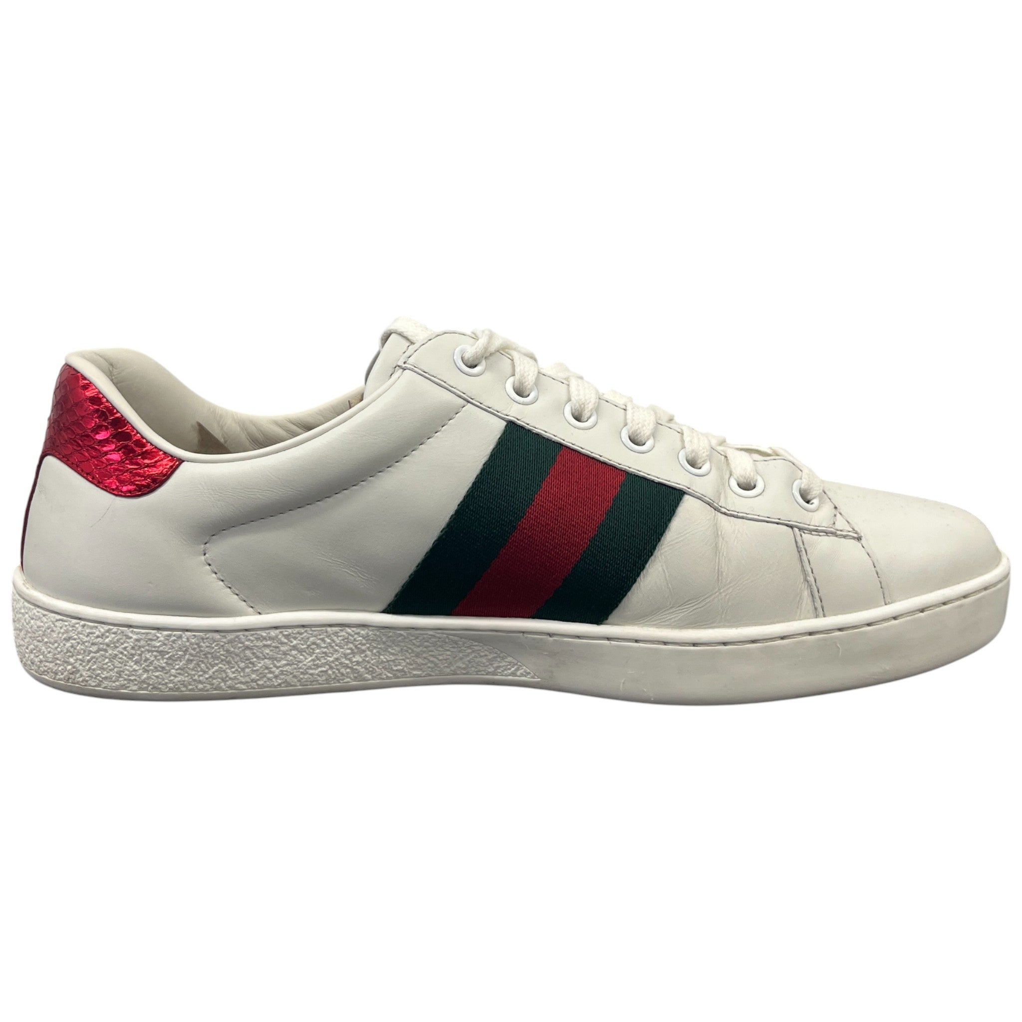 Men's Ace Embroidered Bee Low Trainers White Size EU 41 / UK 7