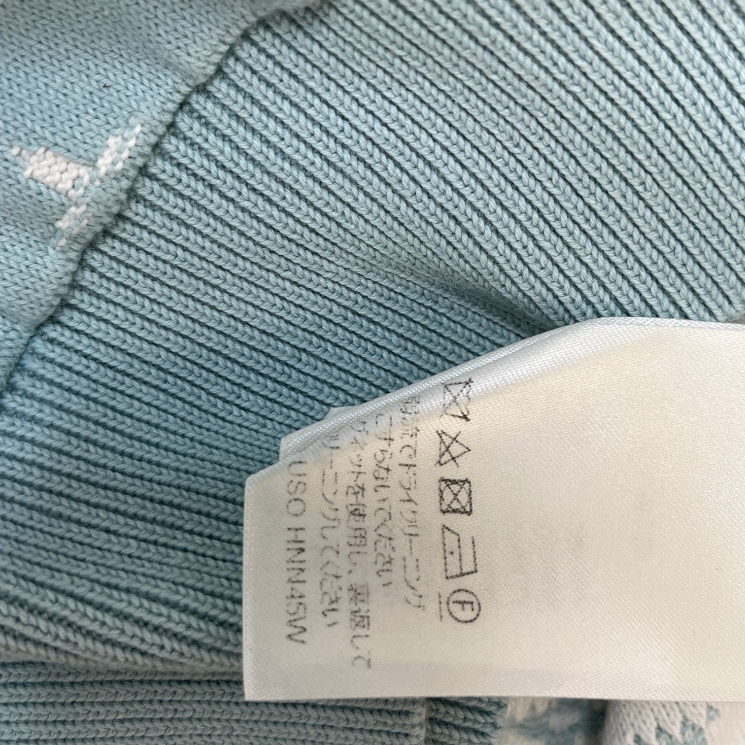 Men's Monogram Gradient Hoodie Blue Size M