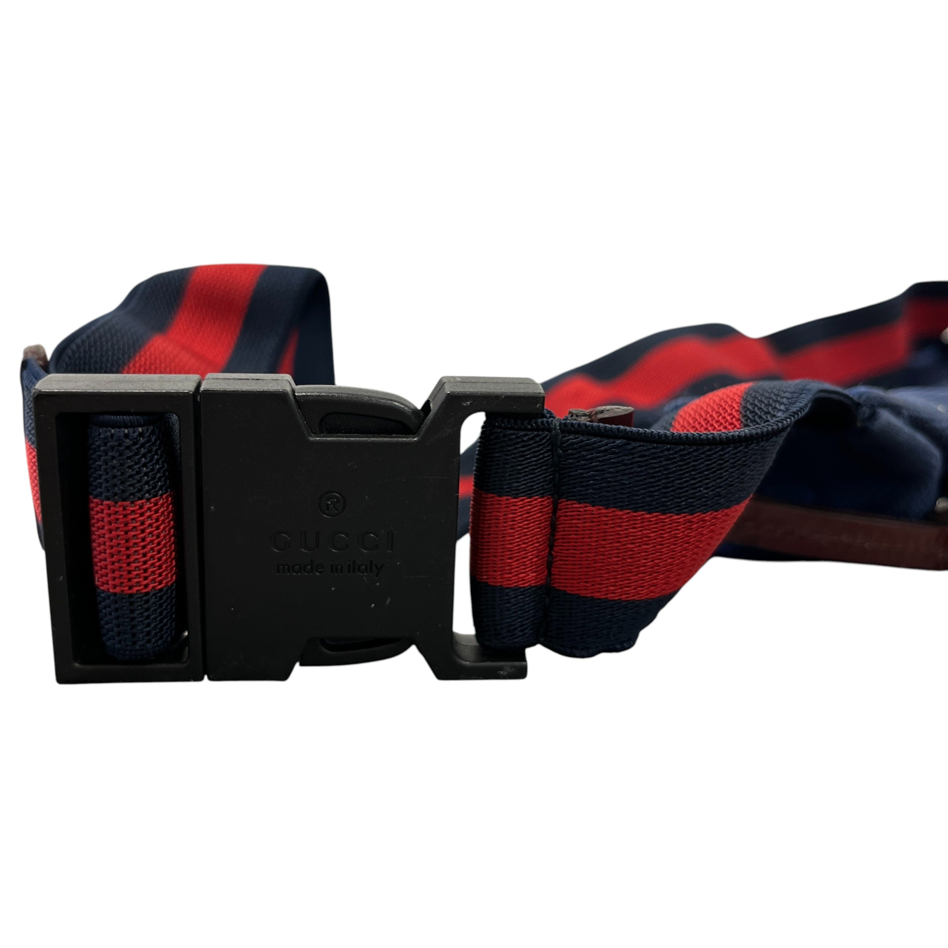 Men's Gg Supreme Kids Small Belt Bag Navy