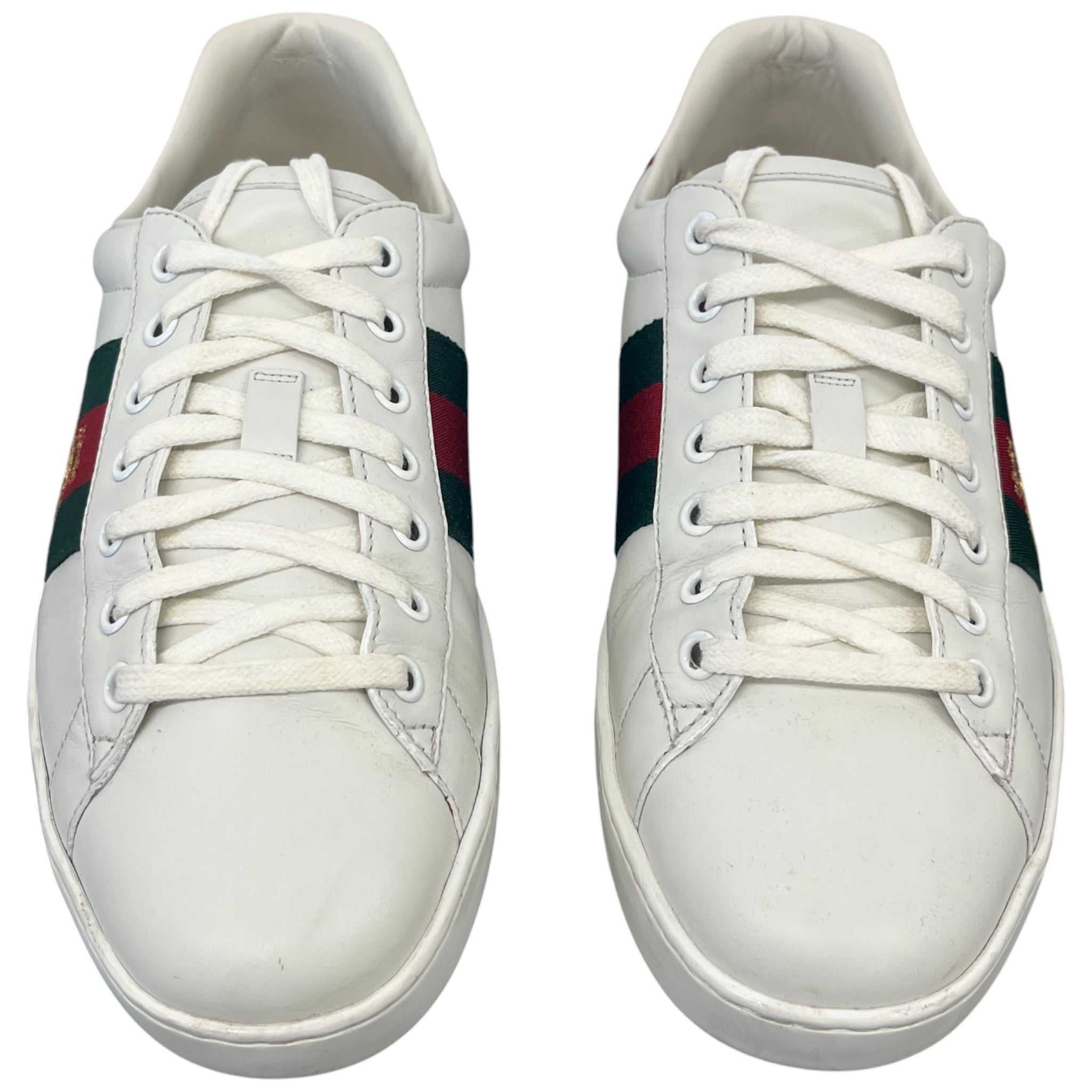 Men's Ace Embroidered Bee Low Trainers White Size EU 41 / UK 7