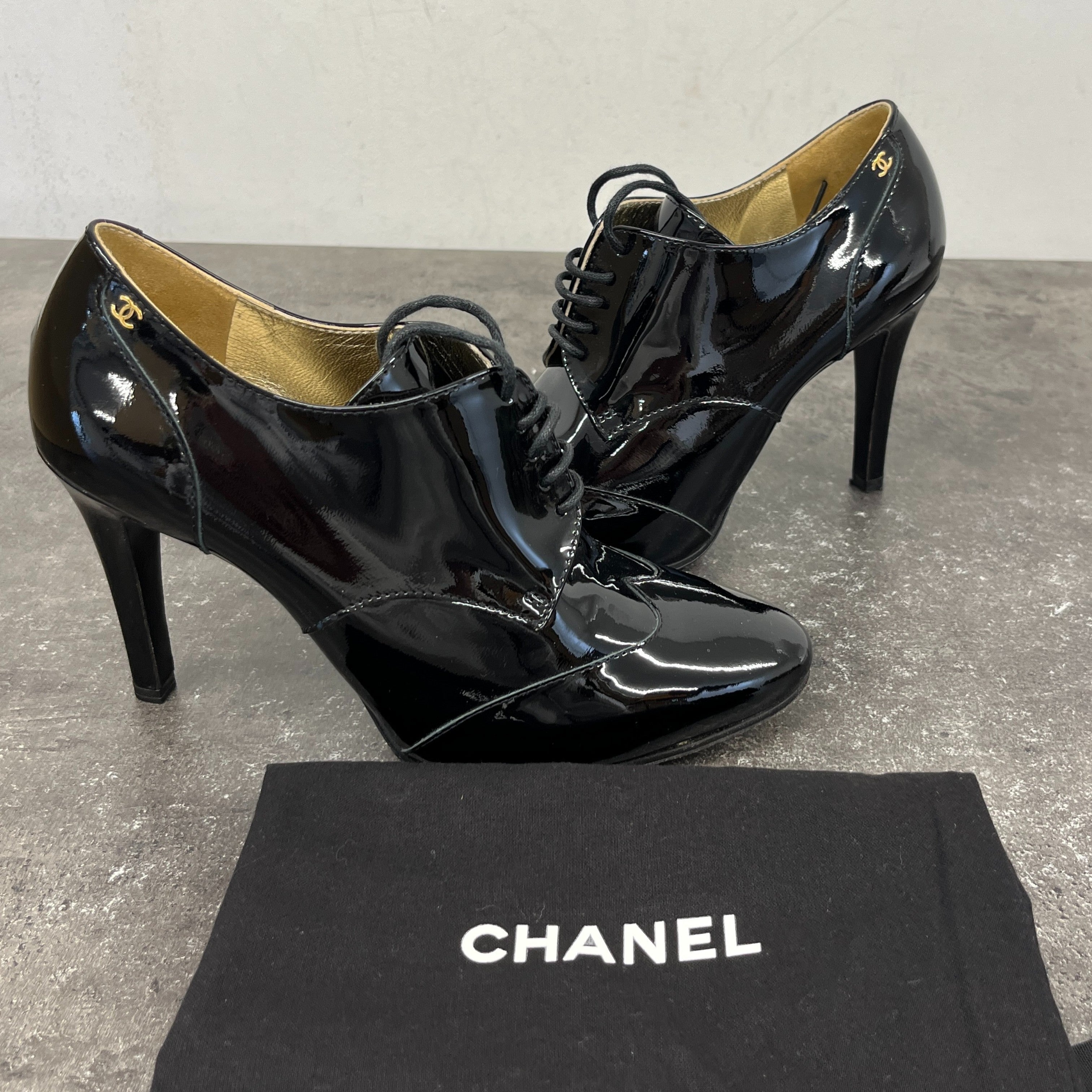 Women's Cc Logo Boots Black Size EU 36.5 / UK 3.5