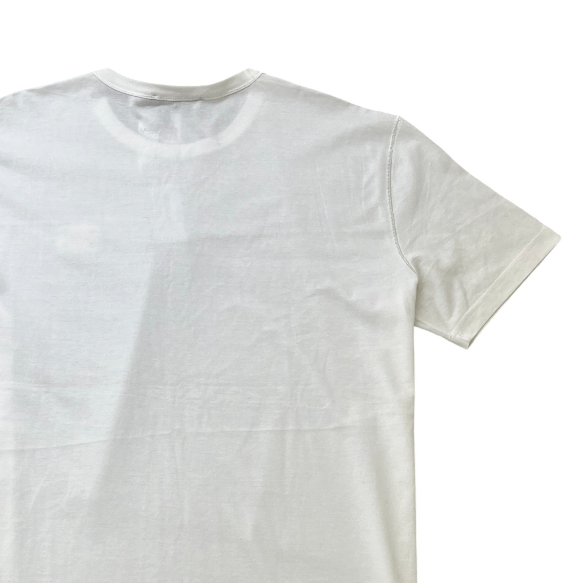 Men's Plaque Logo T-Shirt White Size 4XL